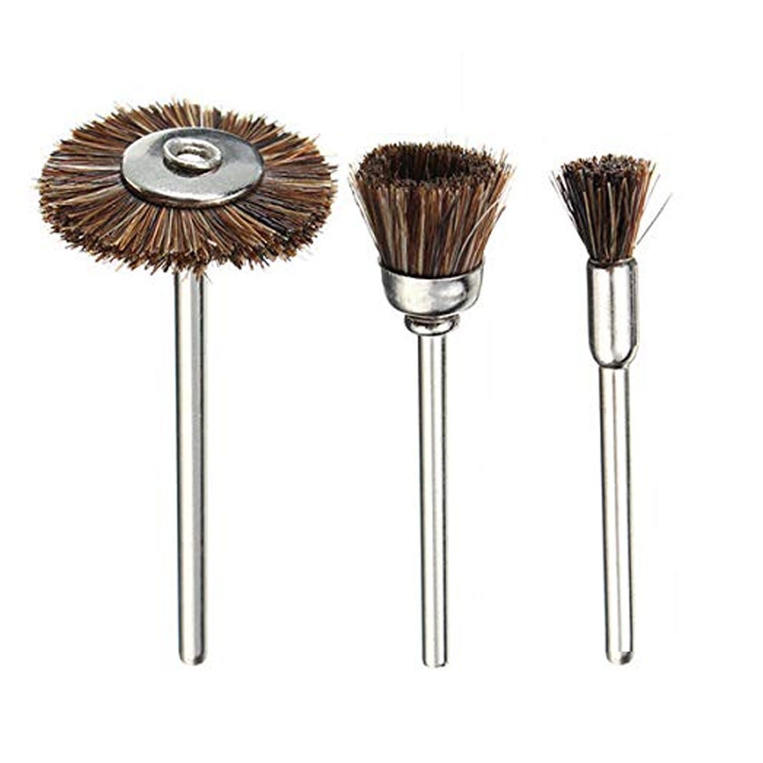 Brass Wire Wheels, 3 Pcs Brass Wire Wheels, Rust Removal Tool