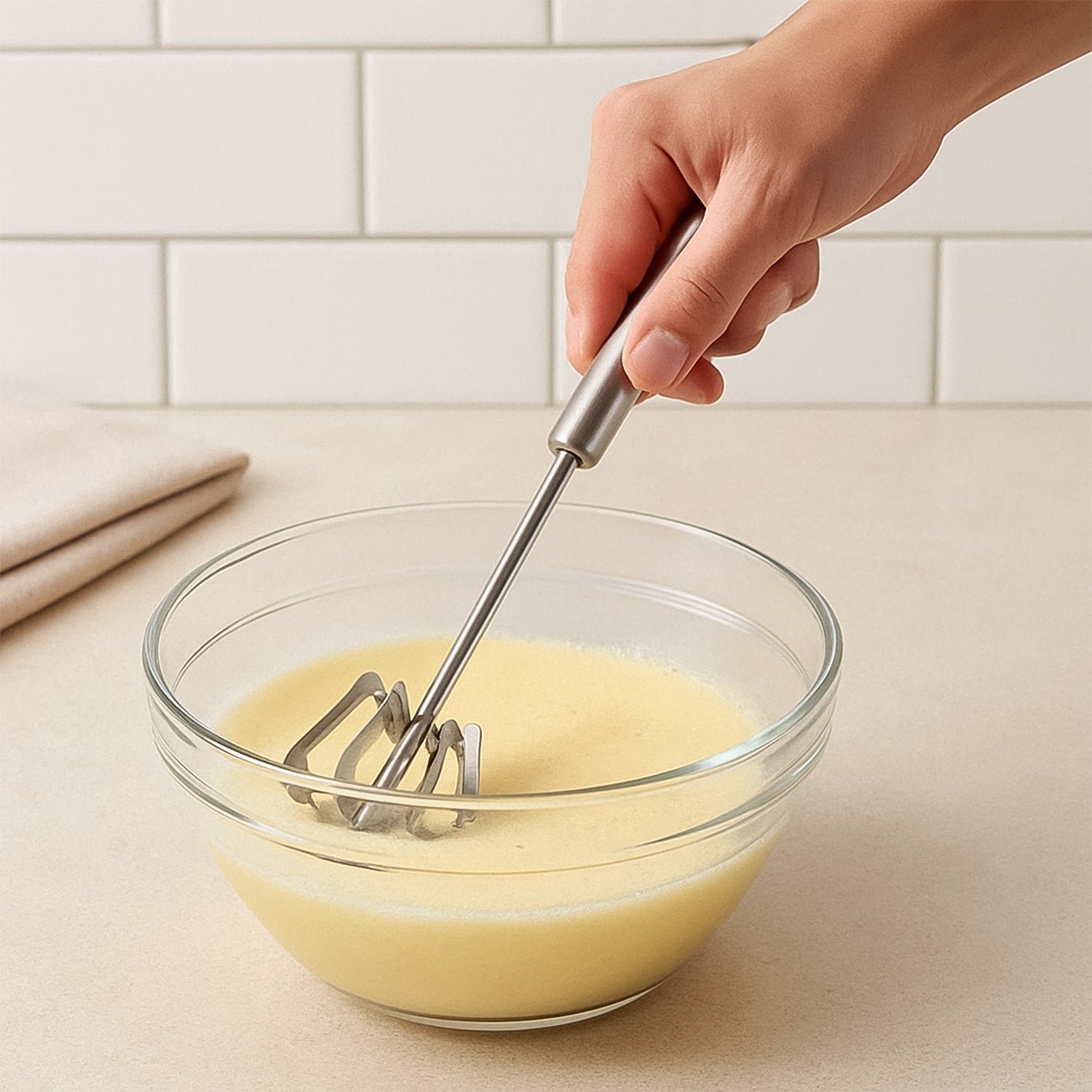 Stainless Steel Manual Mixi, Hand Blender - Image 3