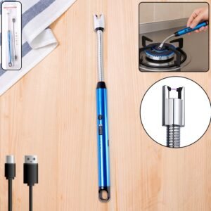 Electronic Smoking Plasma Lighters for Multipurpose Like Candles Grill BBQ (1 Pc / Mix Color)