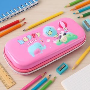 Kids Cartoon Printed Zipper Pencil Case