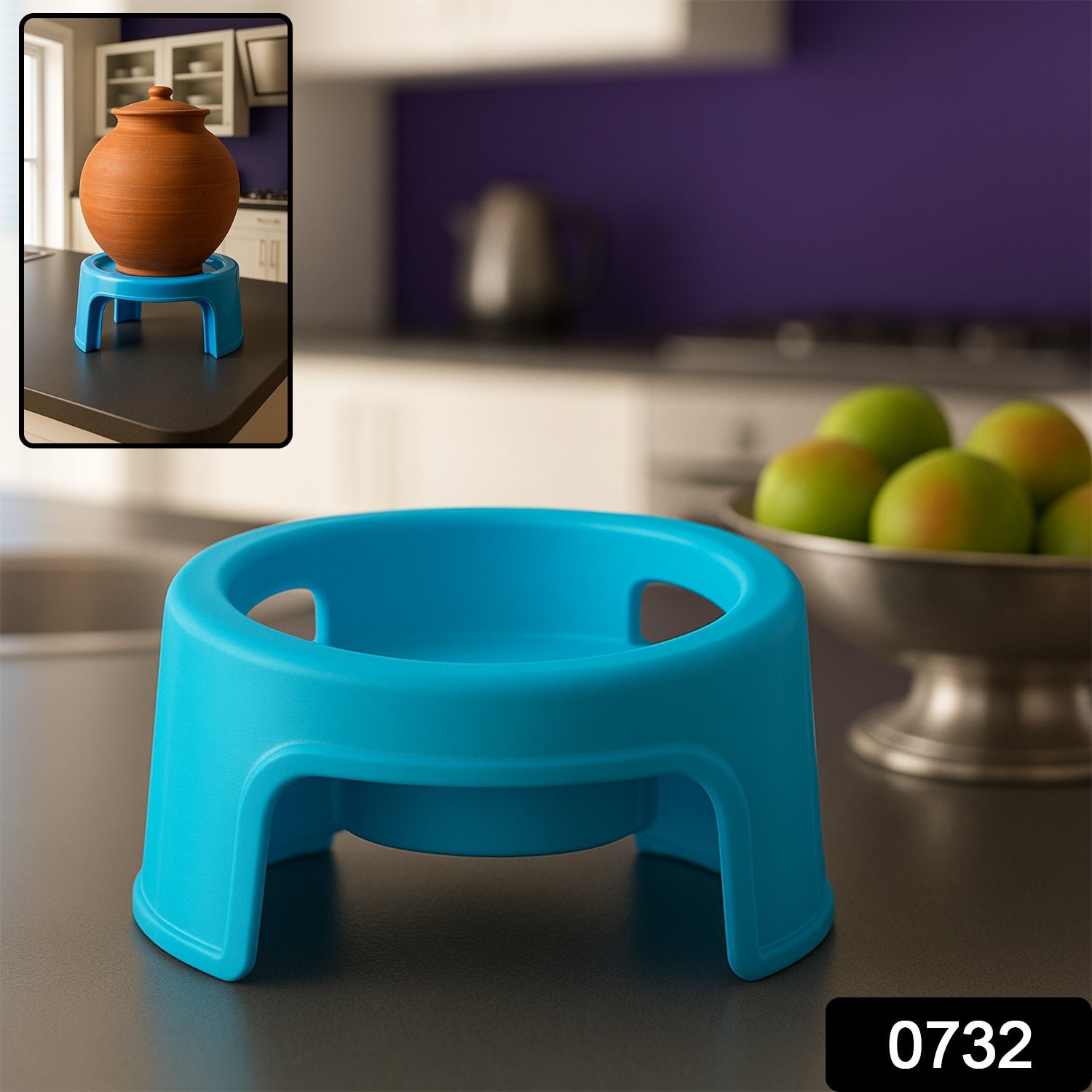 Multipurpose Unbreakable Plastic Matka Stand / Pot Stand - Image 2