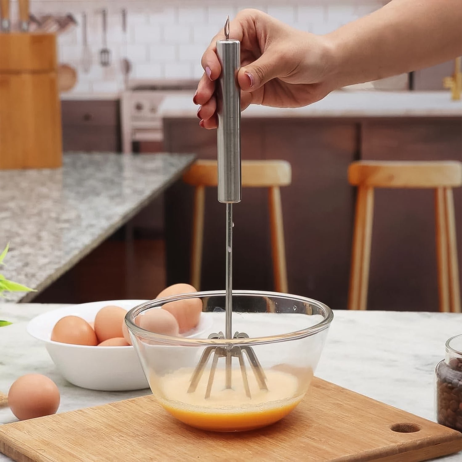 Stainless Steel Manual Mixi, Hand Blender - Image 5