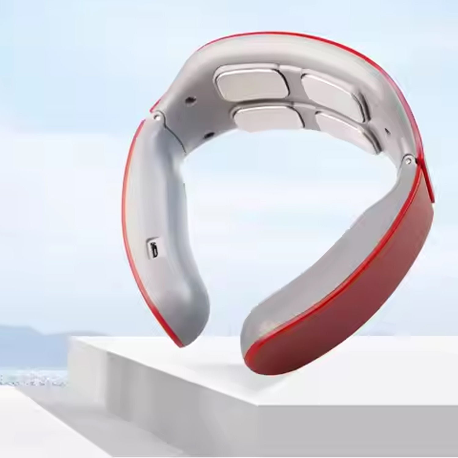 4 Heads Smart Electric Neck and Back Pulse Massager (1 Pc / Mix Design) - Image 3