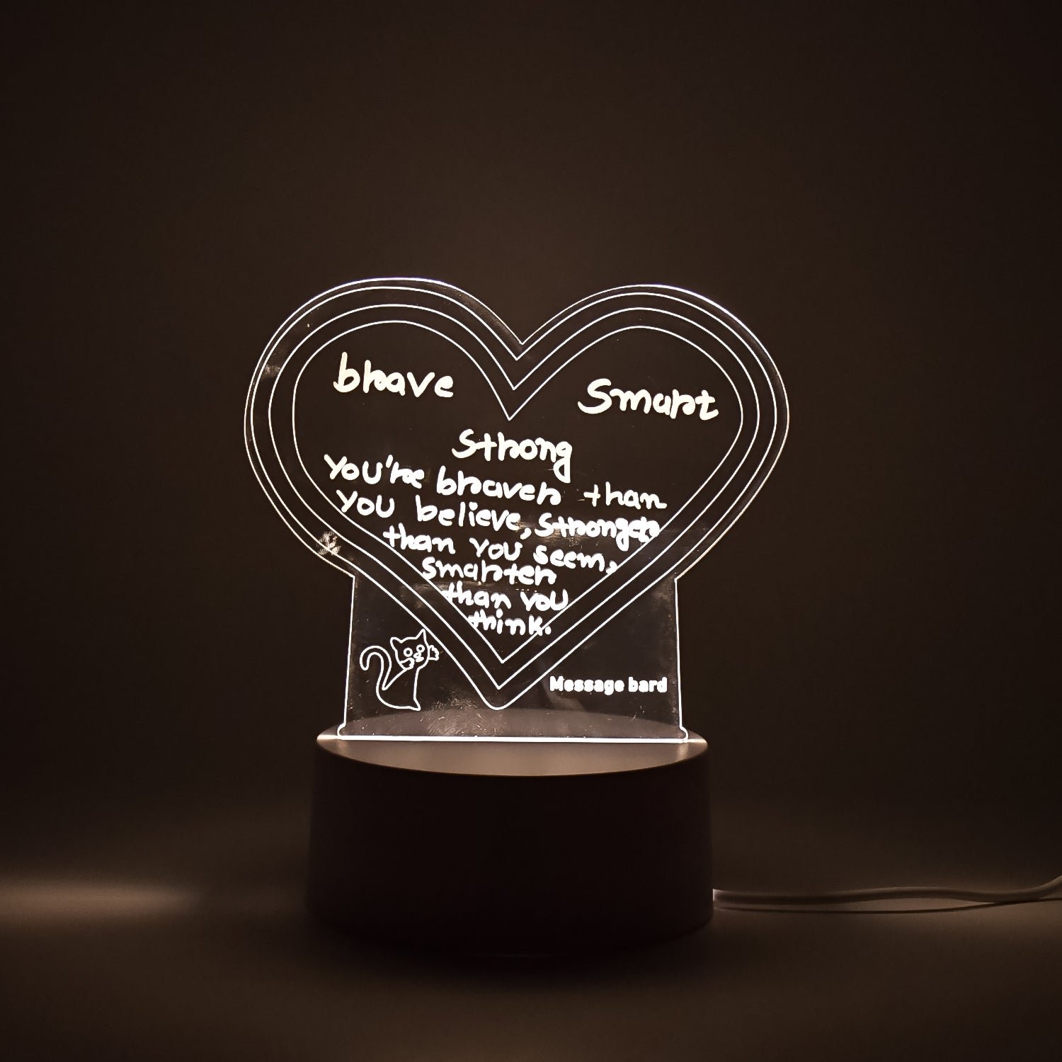 Creative Visualization Lamp 3D Acrylic Decorative Lamp With Pen - Image 6