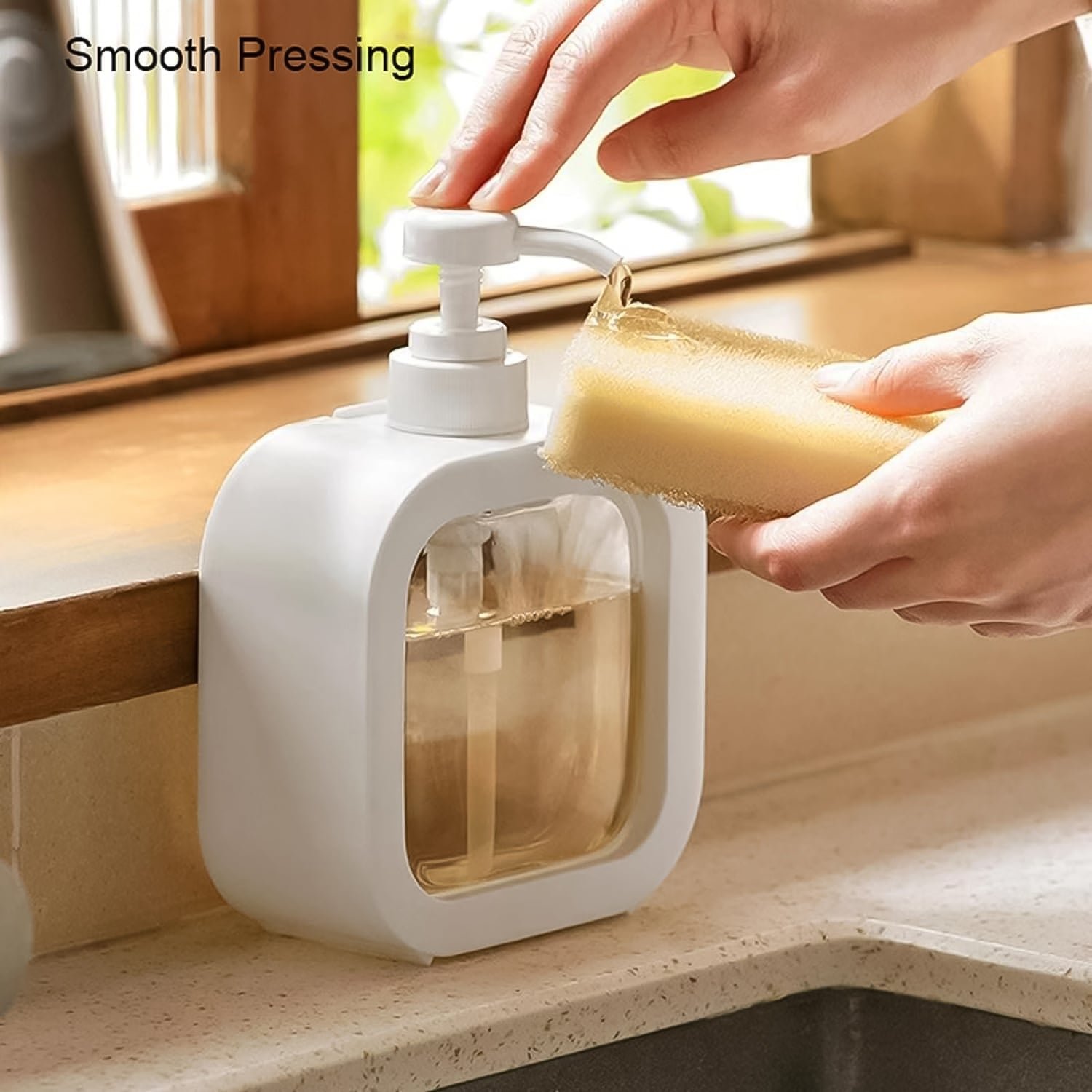 Snap sink Dispenser Plastic Clear Empty Pump Lotion Bottles (1 Set) - Image 8