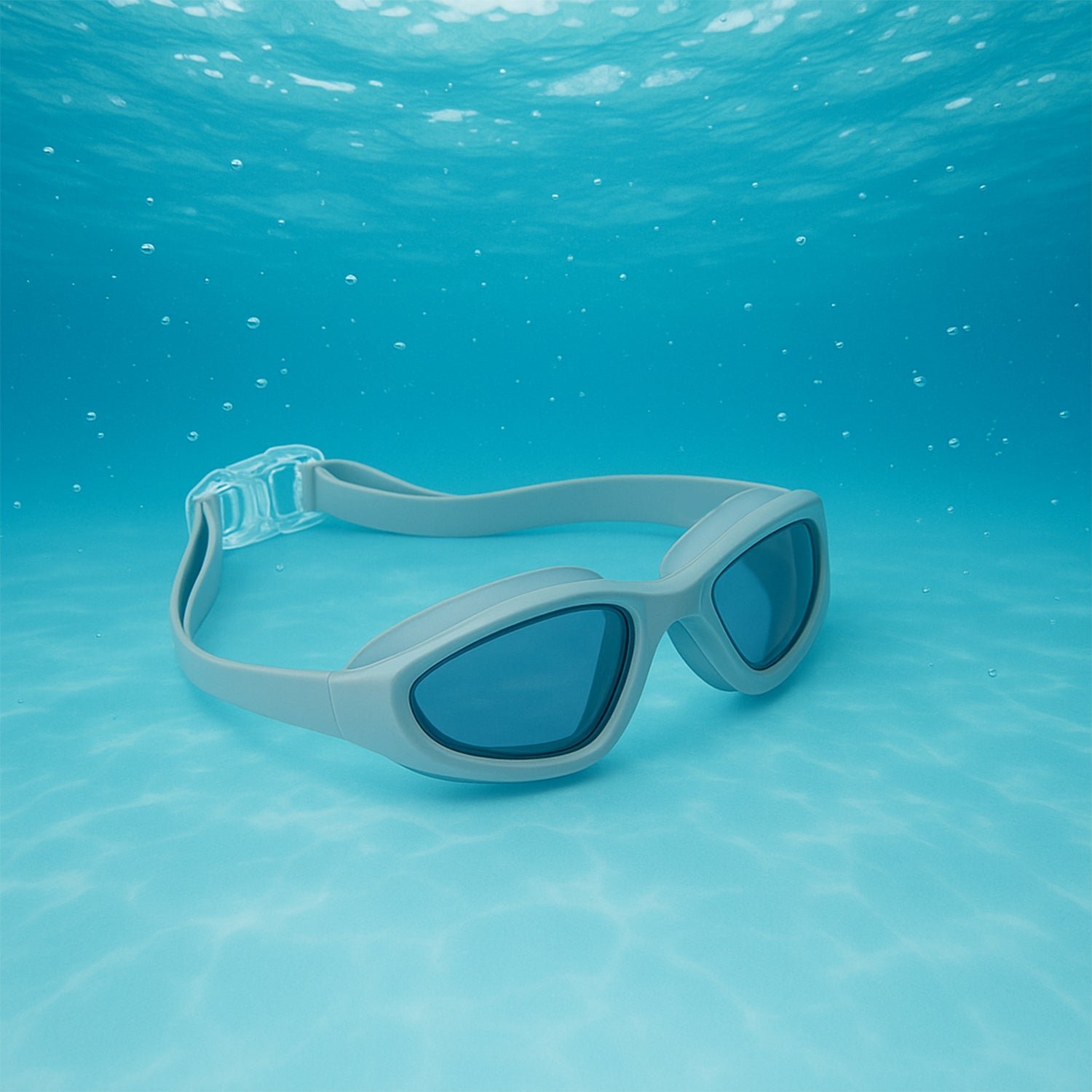 Premium Wide Vision Swimming Goggles With protective hard case (1 Pc) - Image 4