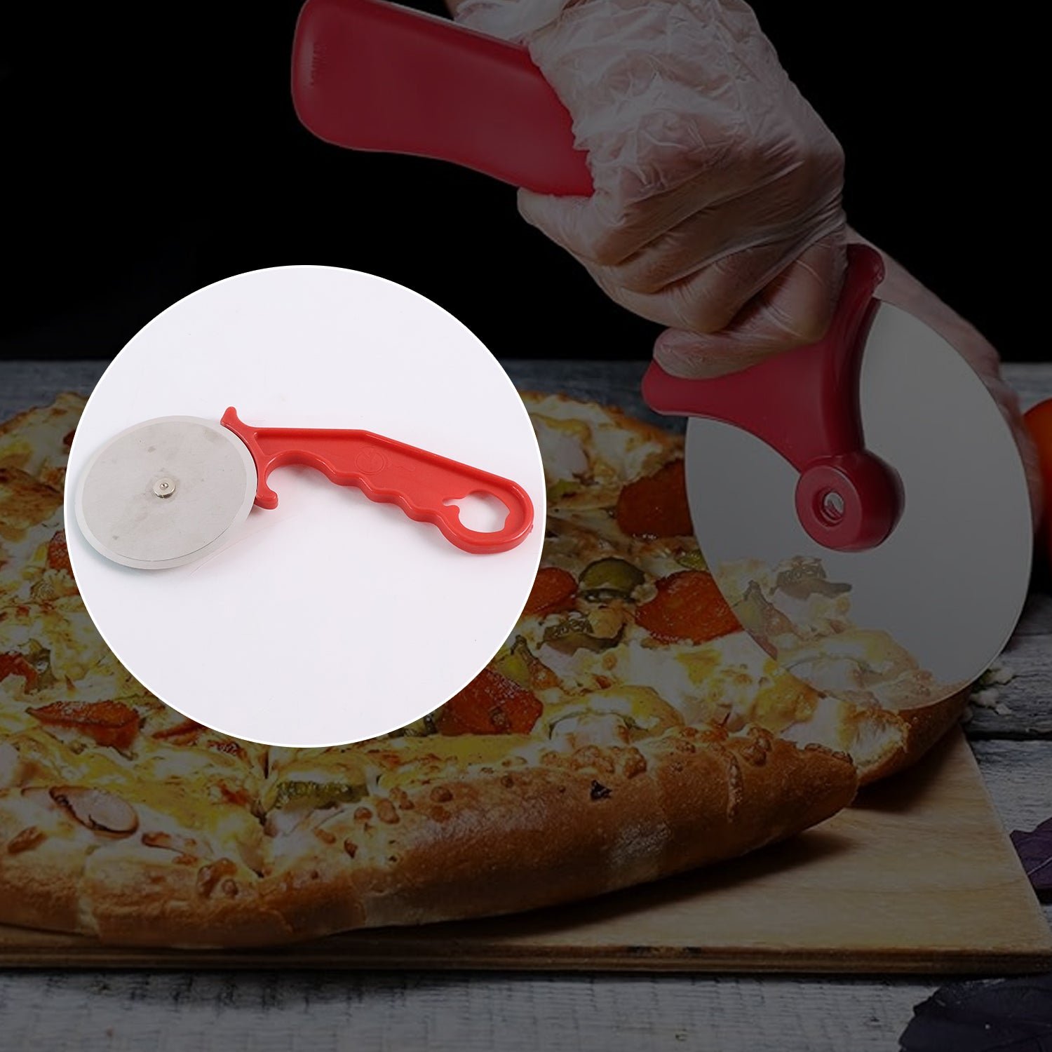 Stainless Steel Pizza Cutter / Pastry Cutter / Sandwiches Cutter - Image 6