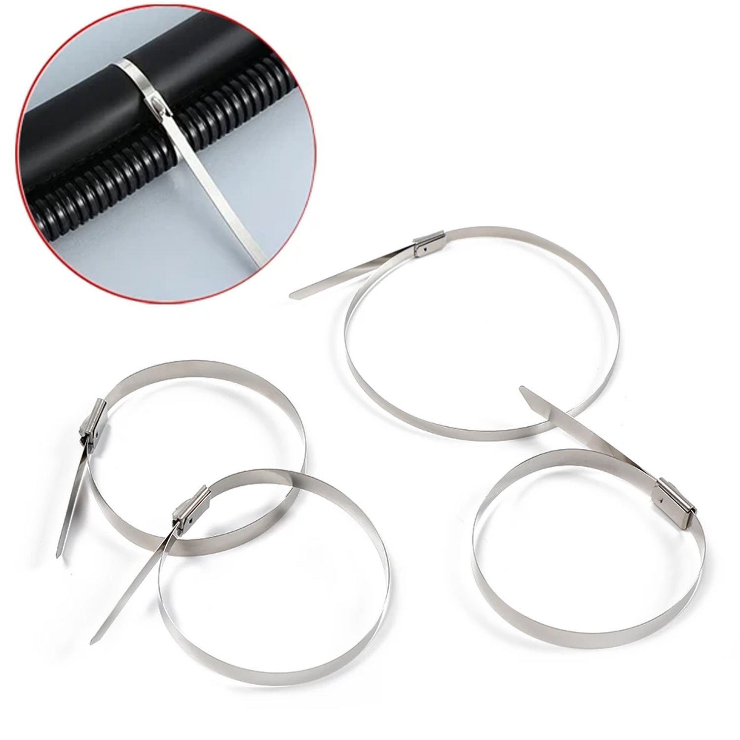Stainless Steel Cable Ties for Solar & Home Use (100 Pc, 4.6x100mm) - Image 3