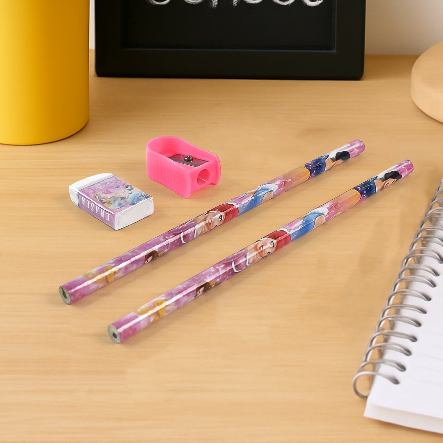 Fun & Functional! 5-in-1 Cartoon Pencil Set for School & Play (5 Pc) - Image 3