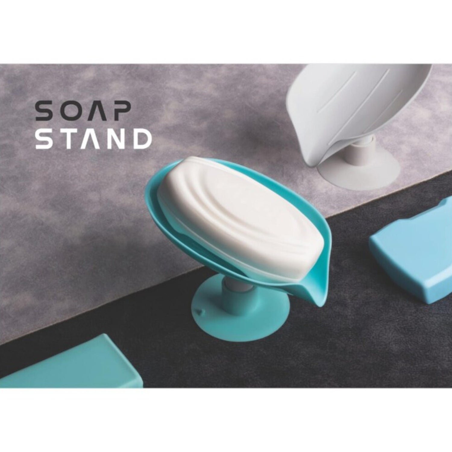 Soap Holder Stand Self Draining Soap Dish Holder Soap Box ,Sabudani (1 Pc) - Image 10