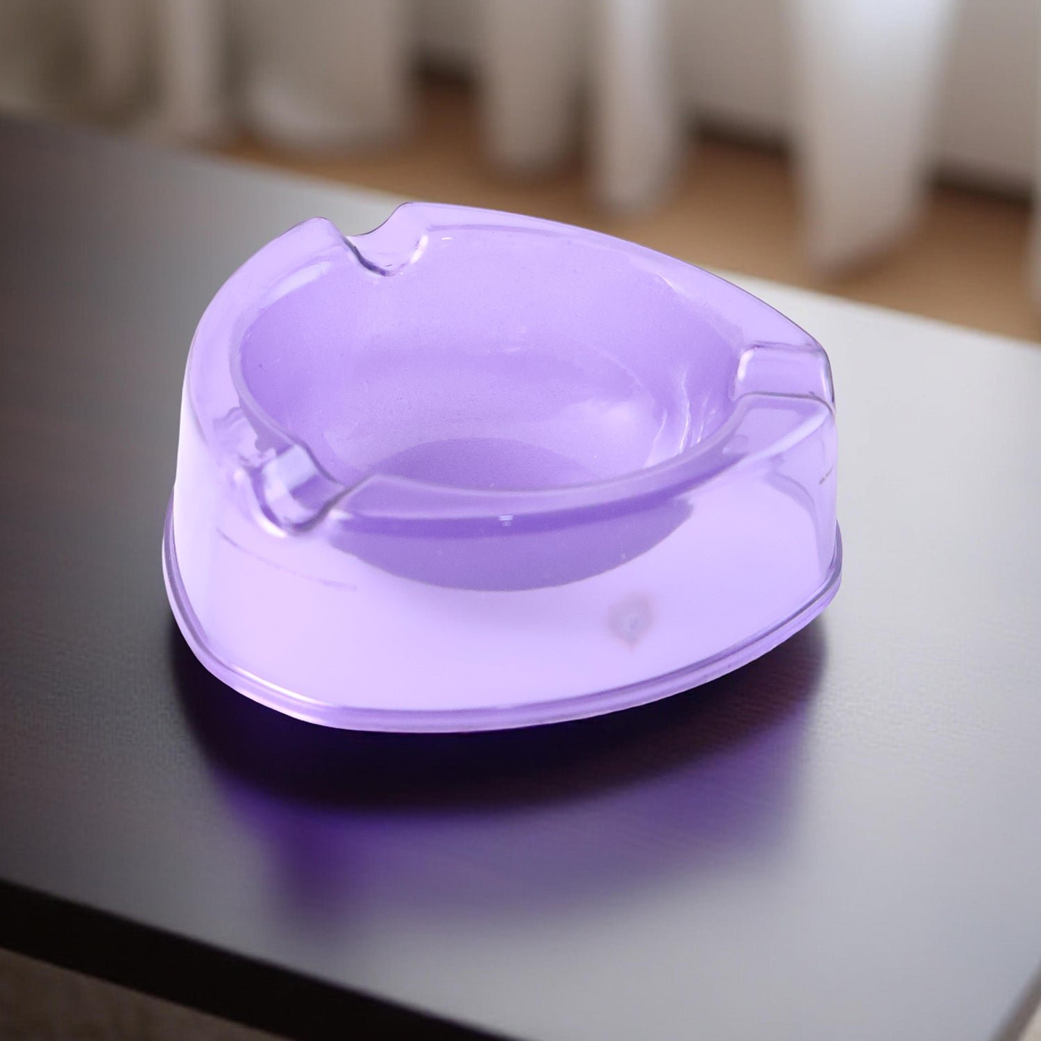 Oblivion Transparent Pueple Plastic Ashtray (1 Pc) - Image 7