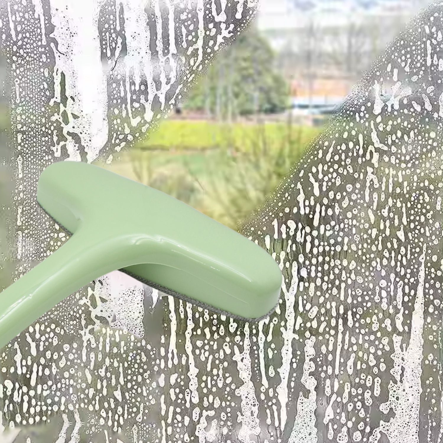 Window Screen Cleaning Brush With Extendable Handle (1 Pc) - Image 6