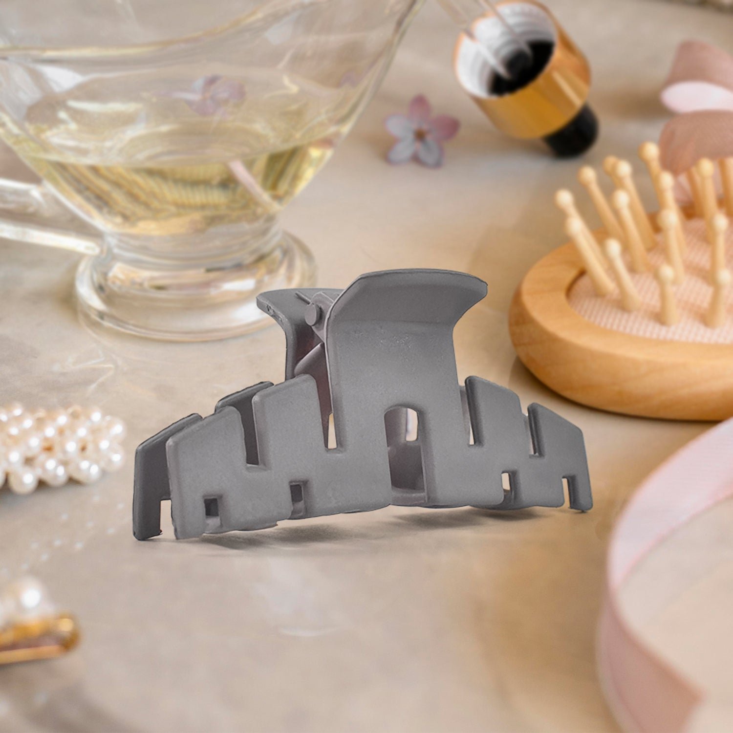 Matte Hair Clamp – Decorative Barrette for Hair Fixation & Face Washing, Hair accessories - Image 6