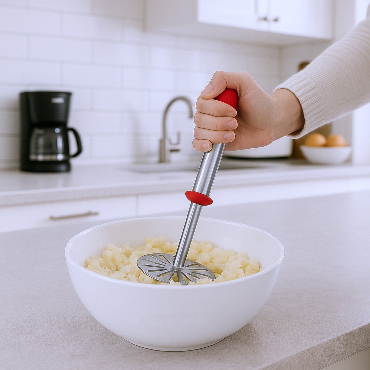 Stainless Steel Potato Masher, PauBhaji Masher - Image 4