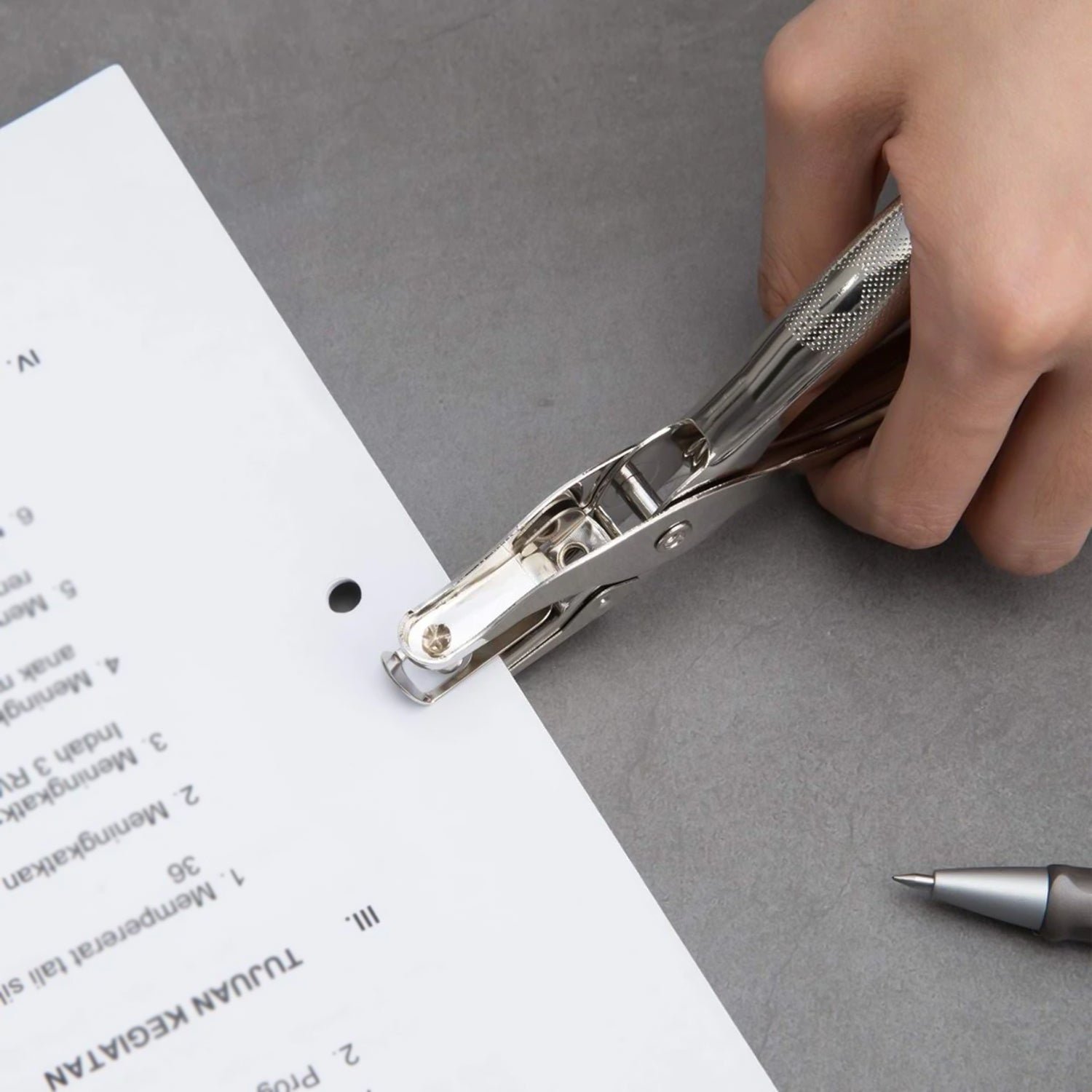 Hole Punch Crafts Single Hole Puncher Hole Puncher Whole Puncher Paper Hole Office Puncher Office Supply Paper Cutter - Image 3