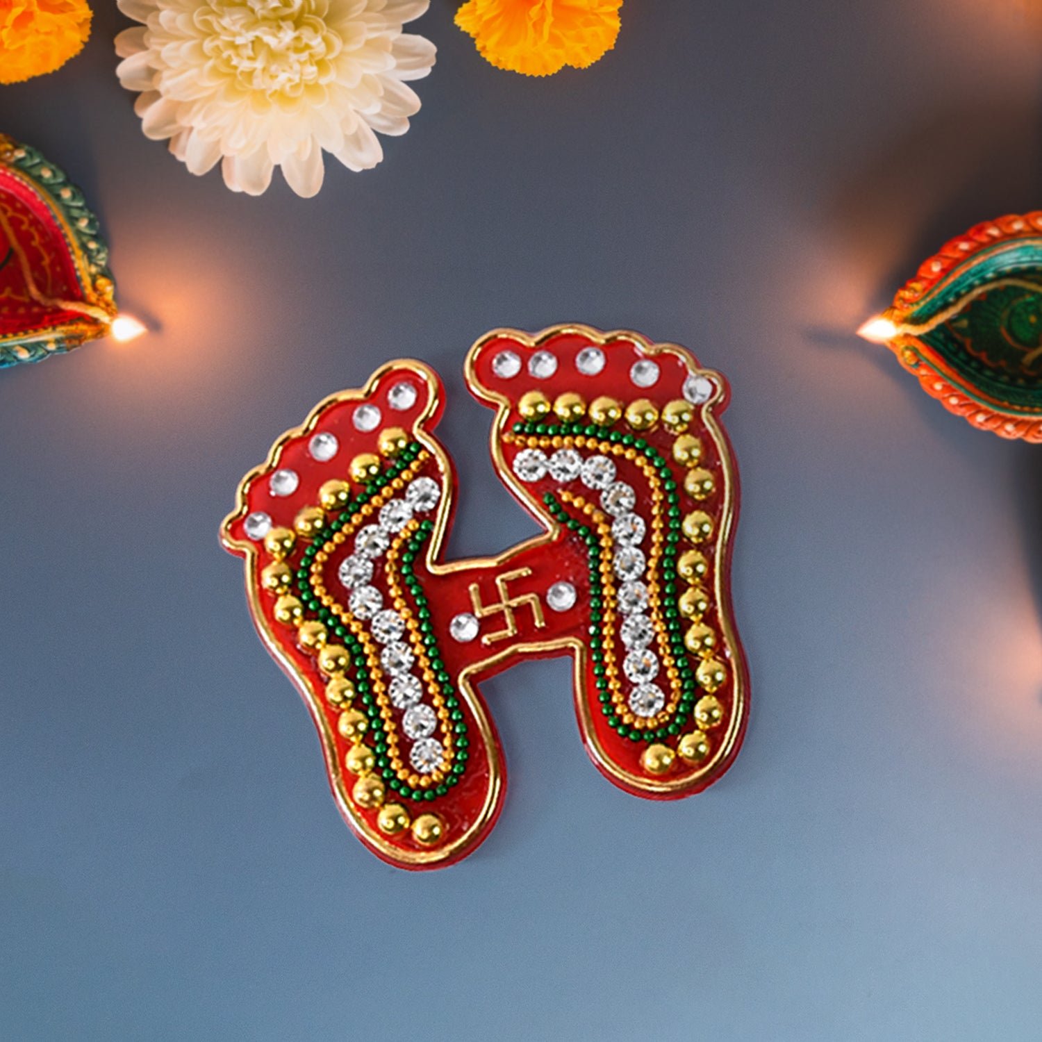 Festive Pad Laxmi Foot Stickers