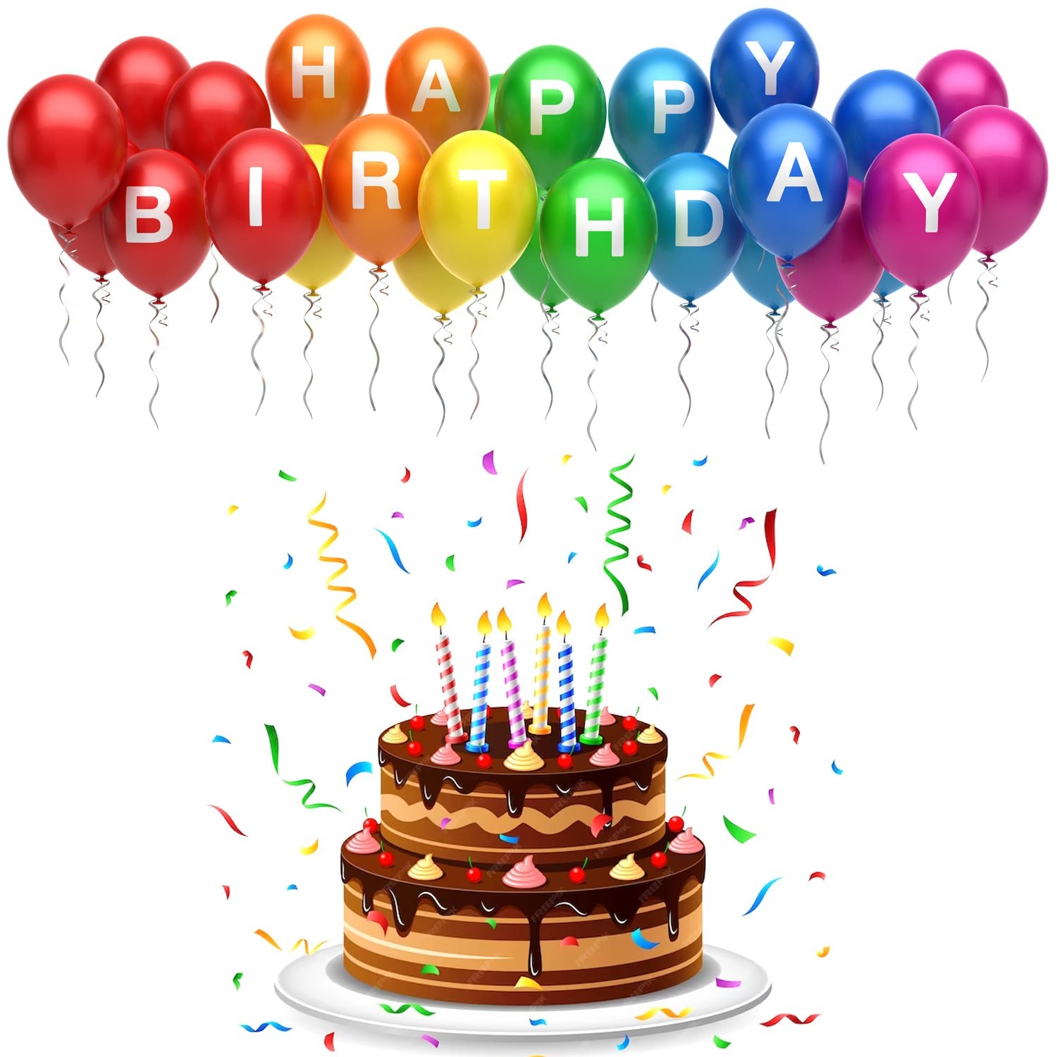 Heart shaped balloons Kinds of Rainbow Party Latex Balloons for Birthday / Anniversary / Valentine's / Wedding / Engagement Party Decoration Multicolor (4 Pcs Set) - Image 6