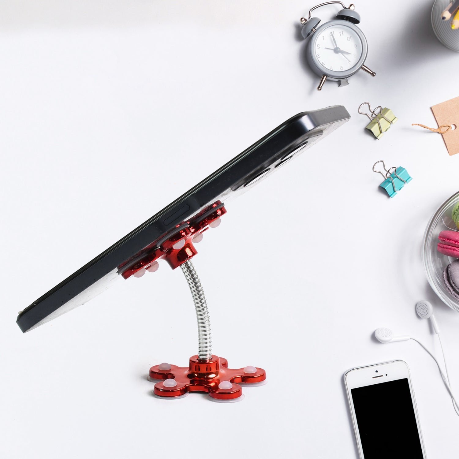 Phone Holder Car & Mount Sucker Stand vip stand (Multicolored With Box)) - Image 4