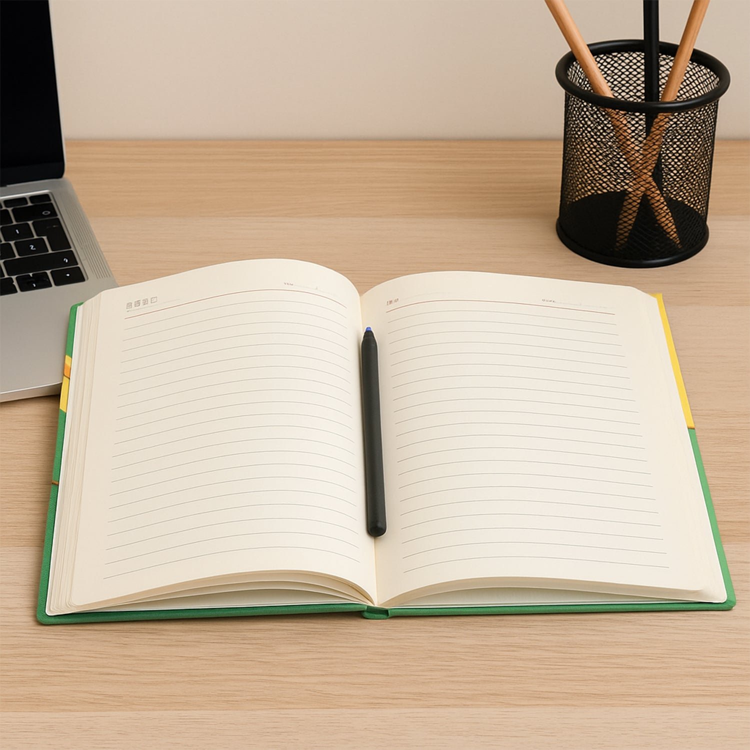 Hardcover Ruled Notebook with Calendar, Diary & 160 Pages 22x16 cm (1 Pc) - Image 6