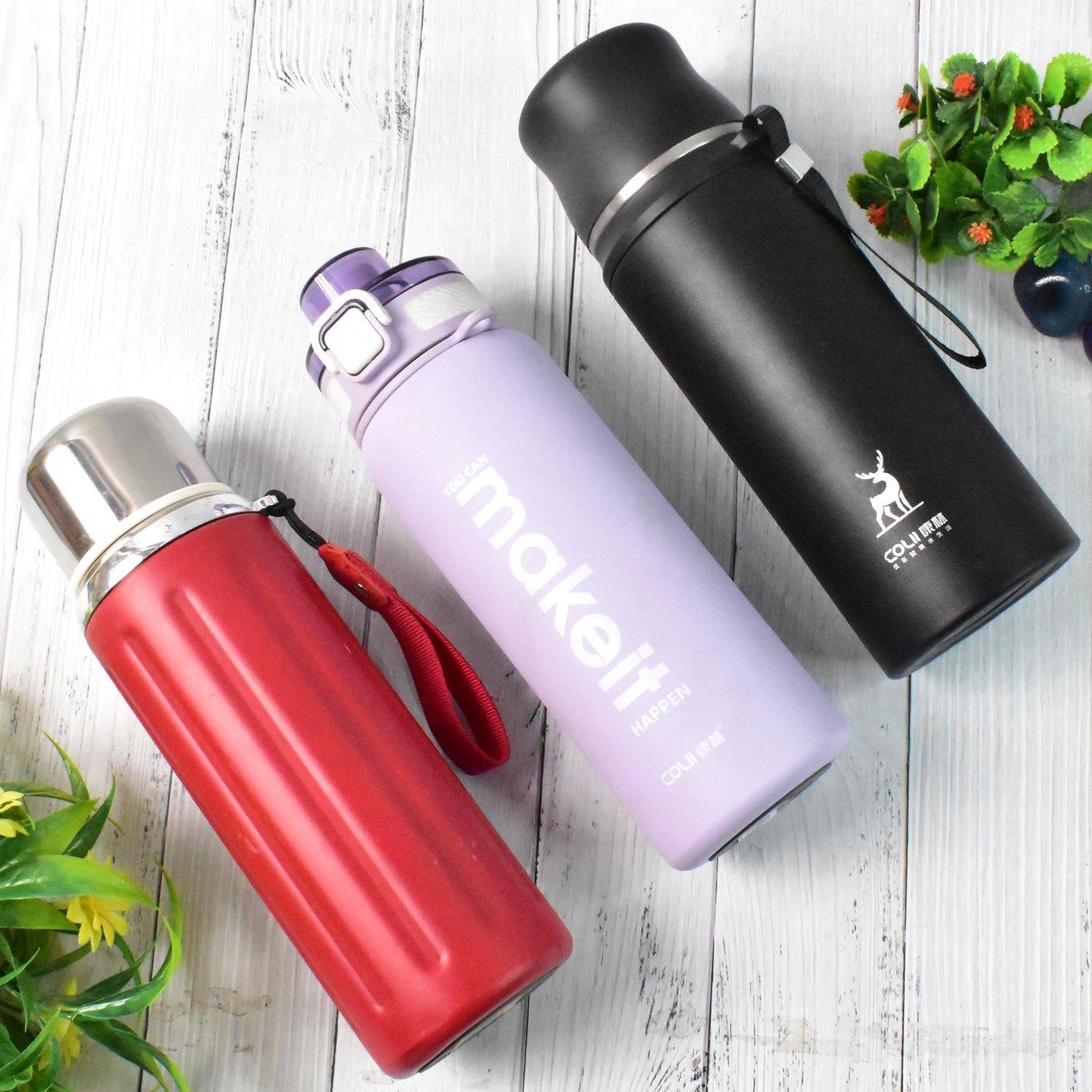 Stainless Steel Vacuum Insulated Water Bottle approx 800ml (1 Pc) - Image 6