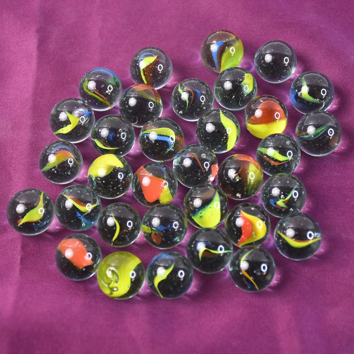 Glass Marbles for Kids Approx 35 (35 in 1) - Image 7