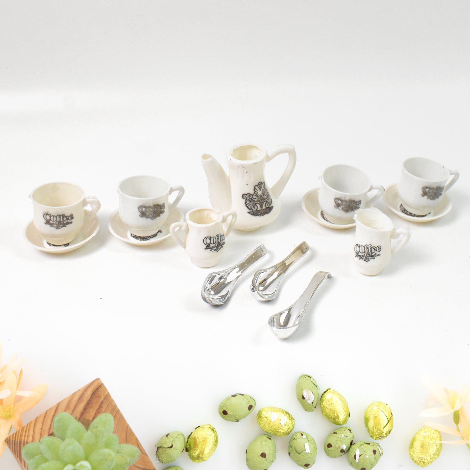 Tickles Tea toy Set | Coffee Kitchen Plastic Set Toy for Kids, Boys & Girls (14 Pcs / Mix Size & Design) - Image 7