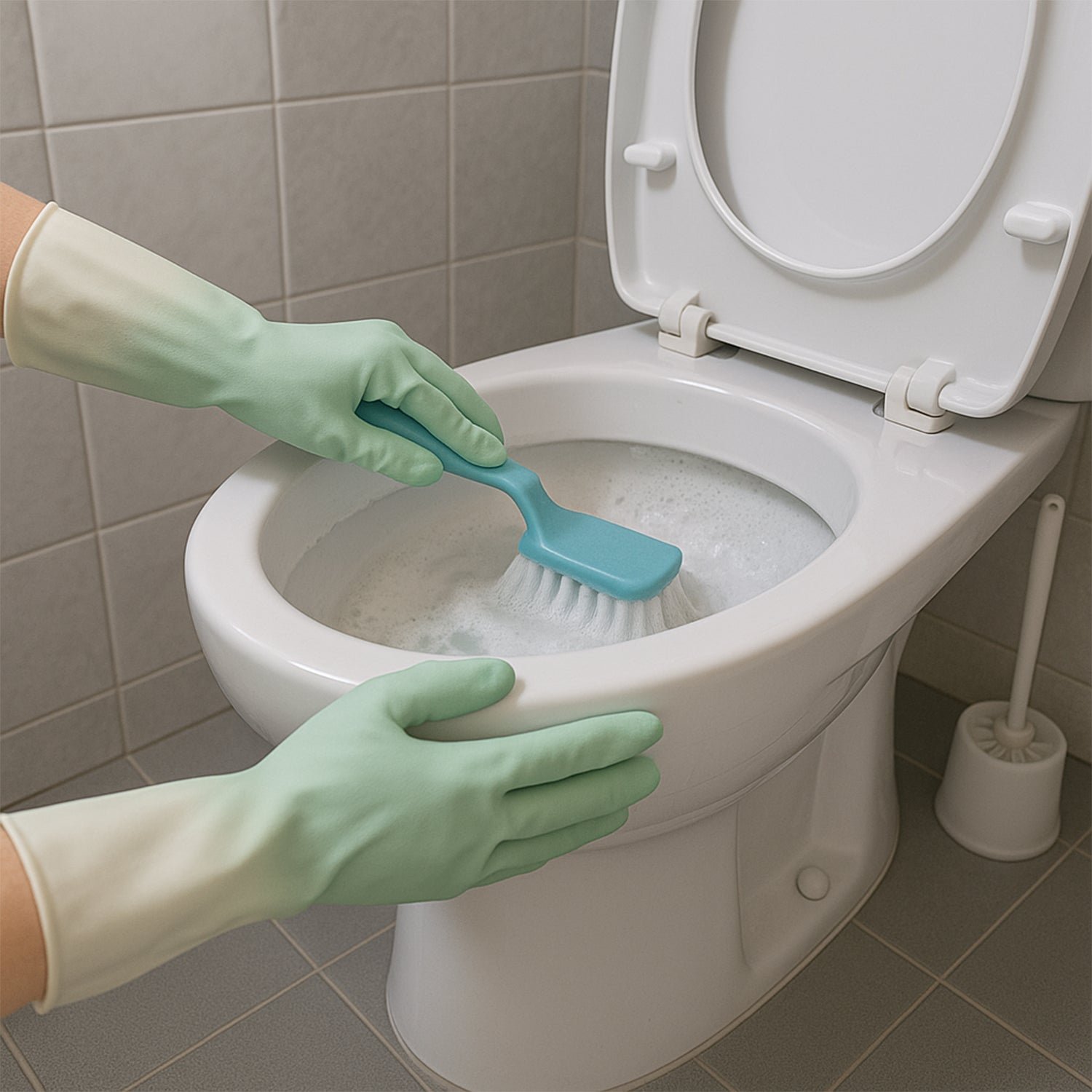 Latex Household Gloves (2 Pair / Mix Color) - Image 6