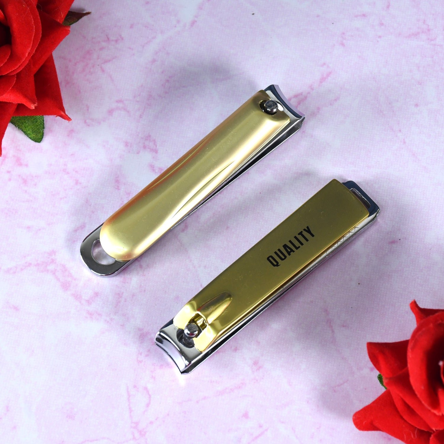 Stainless Steel Folding Portable Large Nail Clippers with Nail File (1 Pc / Mix Design) - Image 4