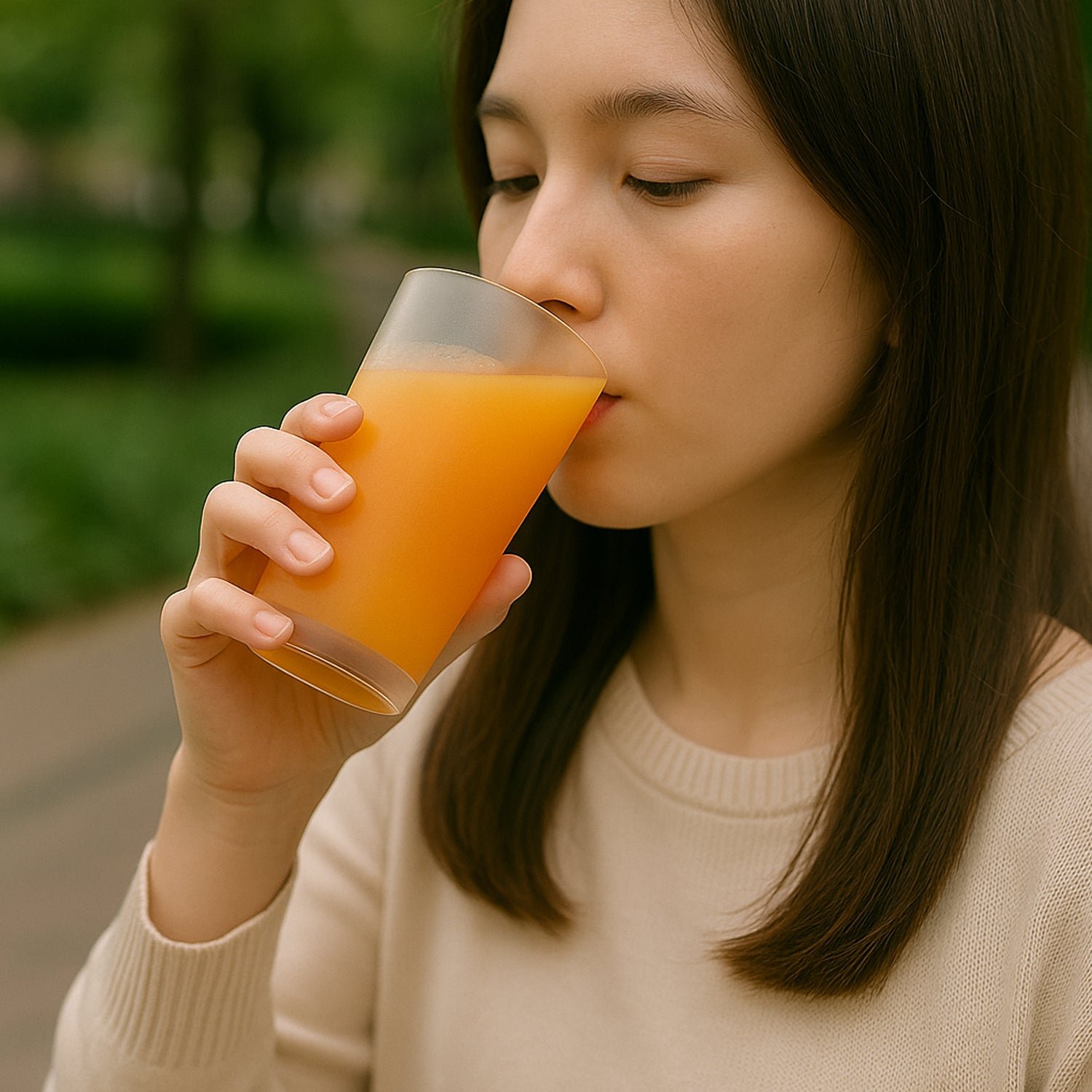 Round Clear Plastic Water Glass Juice Beer Wine Plastic Unbreakable Transparent Glass Set ( 300ml 6pc ) - Image 7