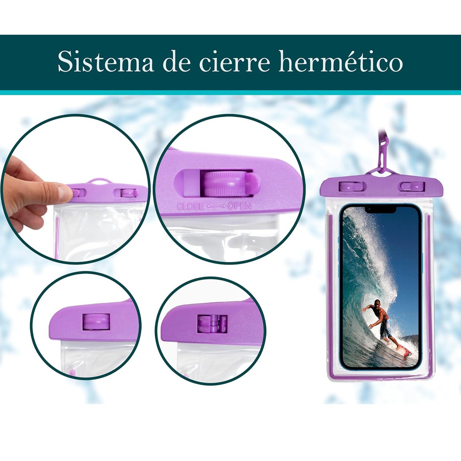 Mobile Waterproof Sealed Transparent Plastic Bag / Pouch Cover for All Mobile Phones - Image 4