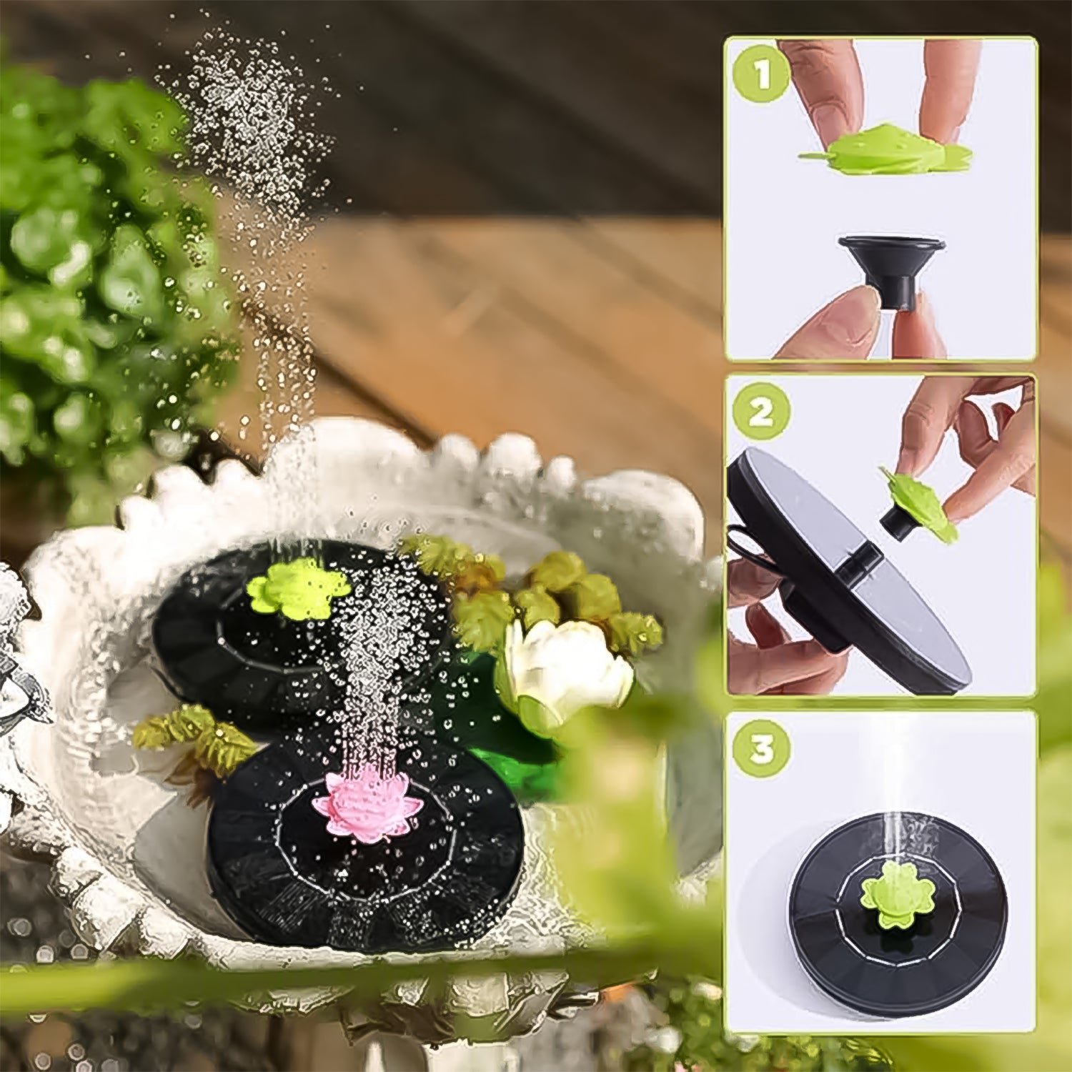Solar Water Fountain Pump (1 Set) - Image 4