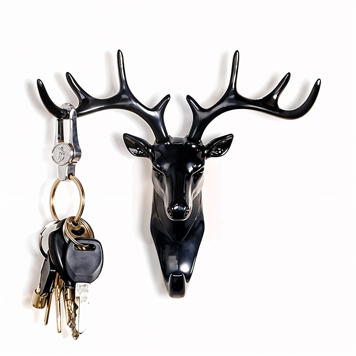 Deer Head Self Adhesive Wall Door Hook Hanger - Image 8