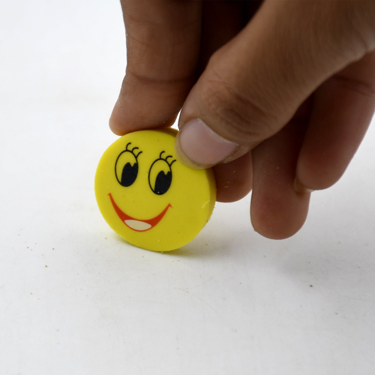 Cute Smile Emoji Eraser Set – Perfect for Kids (4pc Set) - Image 6