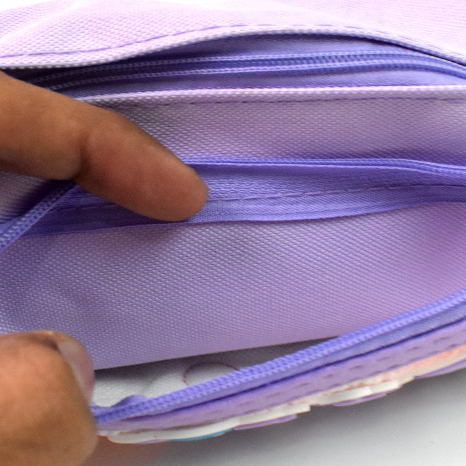 Pencil Pouch With Zipper, Students Pencil Case Large Capacity, Makeup Pouch, Stationery Bag (1 Pc / 2 Compartment) - Image 6