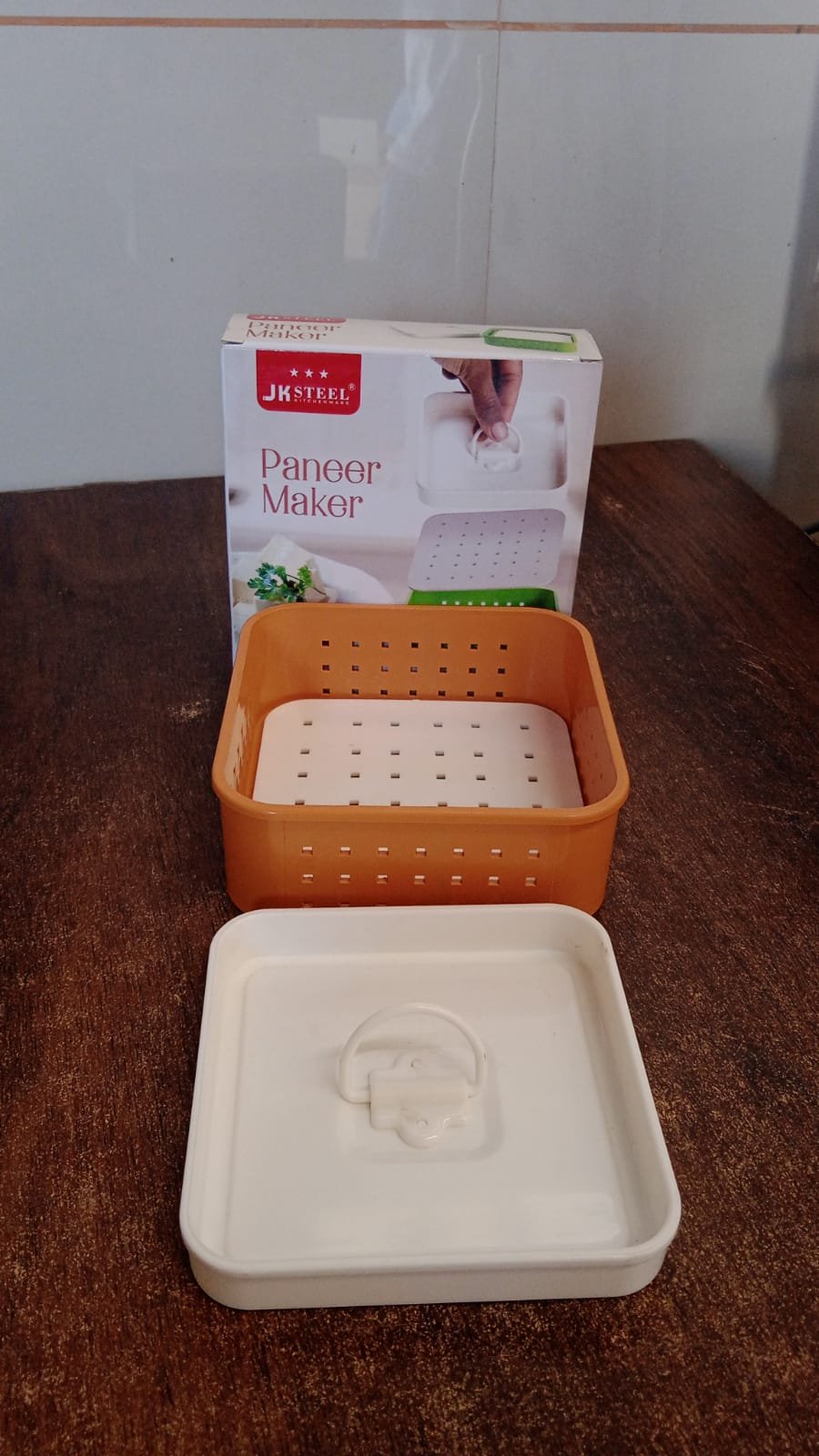 Square Shape Paneer Maker with Lid, Tofu & Sprouts Mould - Image 7