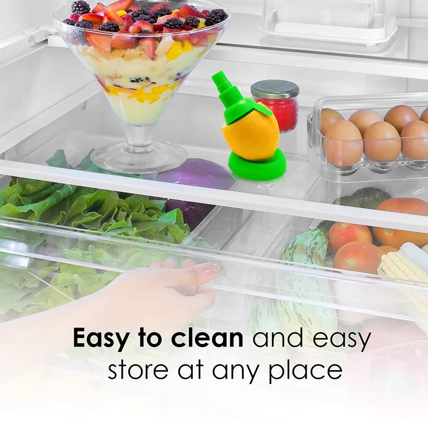 Creative Lemon Sprayer Fruit Juice Citrus Lime Juicer (3 Pcs Set) - Image 7