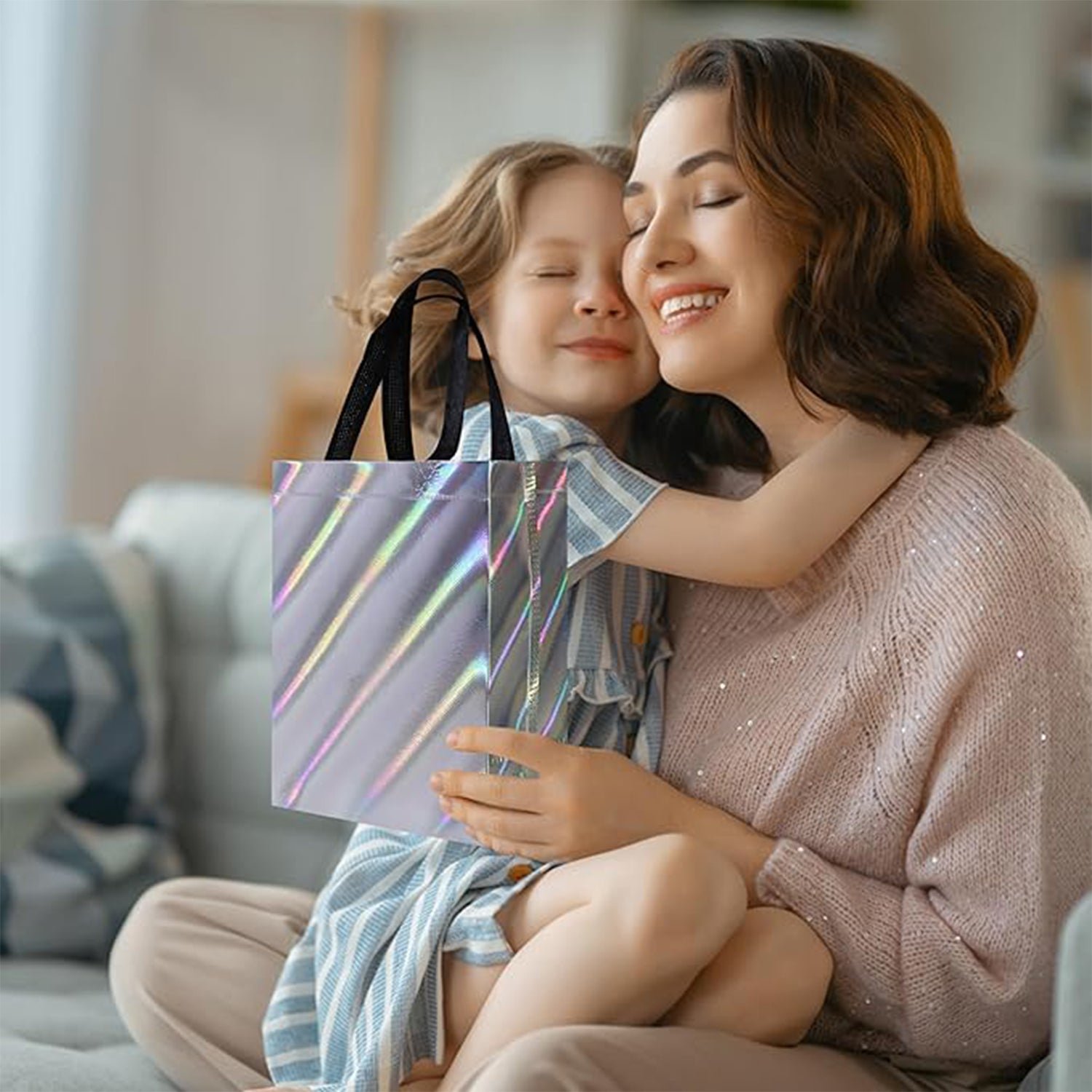 Birthday Gift Bag, Reusable Party Gift Bags (1 Pc / Mix Design) - Image 6