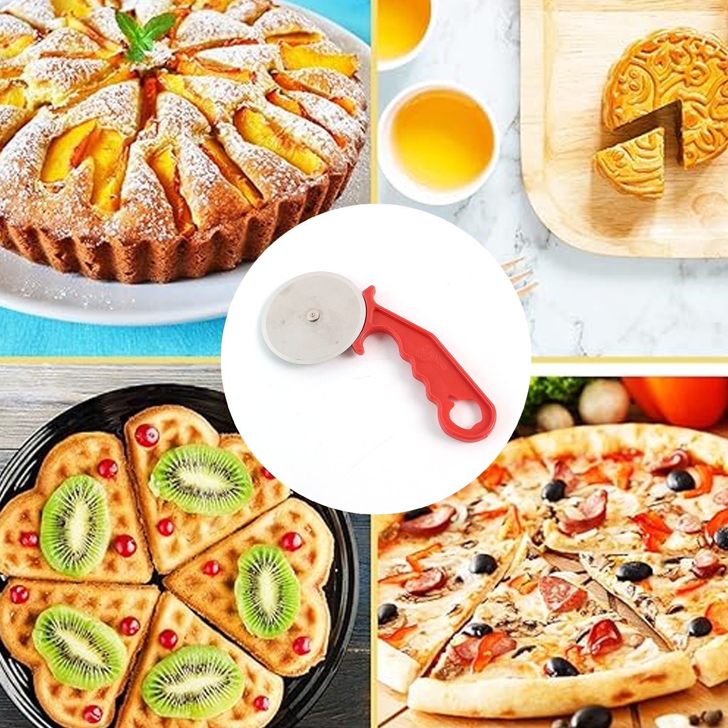 Stainless Steel Pizza Cutter / Pastry Cutter / Sandwiches Cutter - Image 4