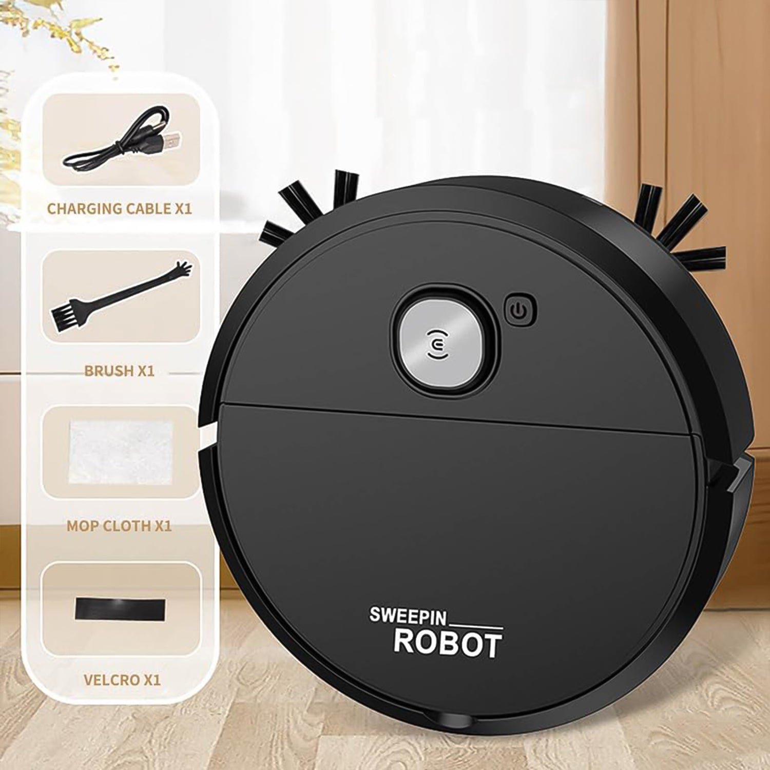 Vacuum Cleaner Sweeping Robot (1 Pc) - Image 6