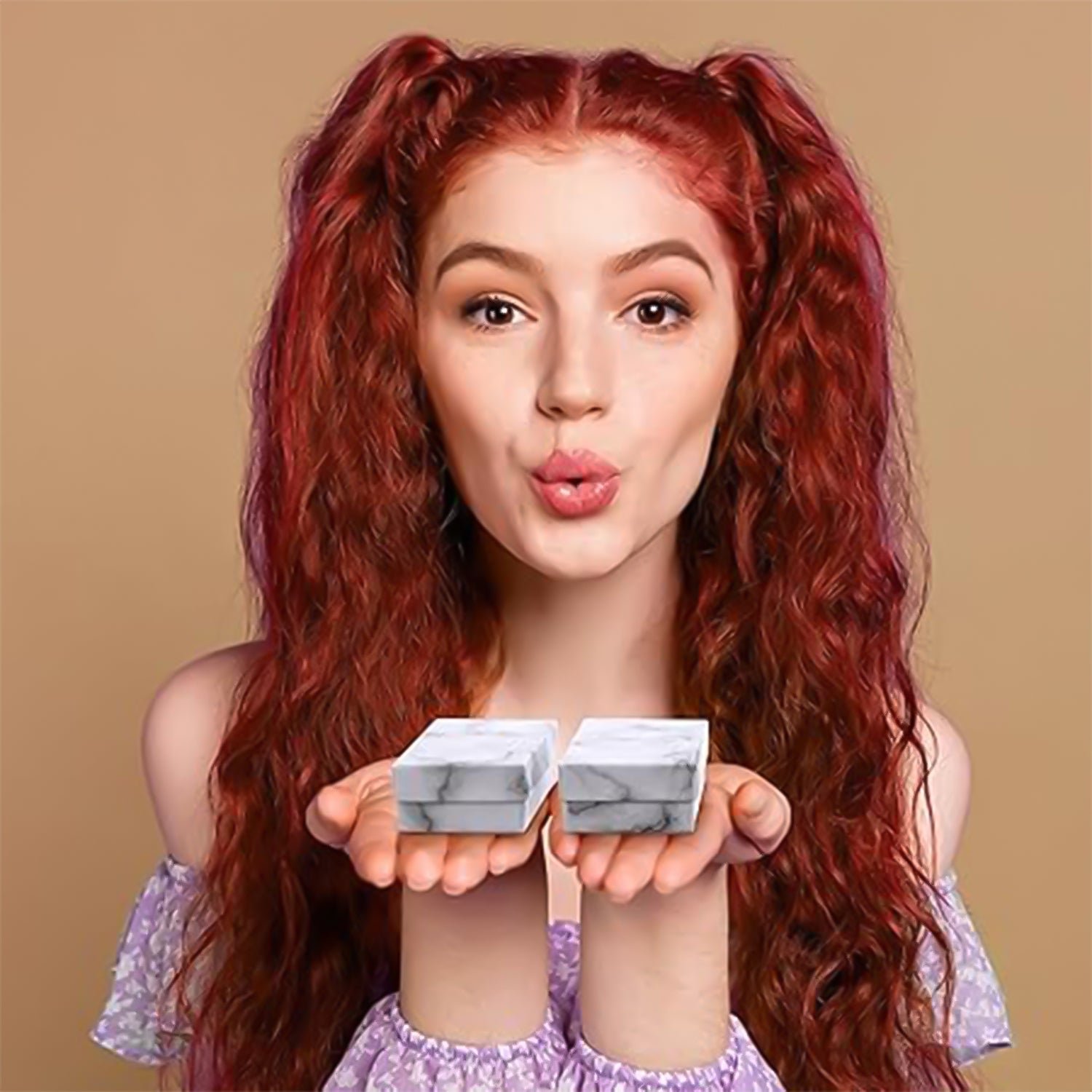 Marble Finish Empty Gift Box 8x5 cm (1 Pc) - Image 6