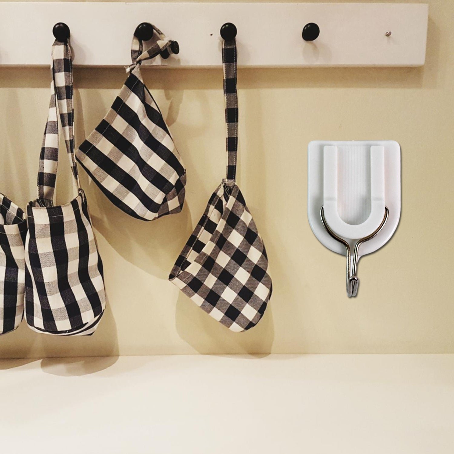 Multipurpose Strong Small Stainless Steel Adhesive Wall Hooks - Image 7