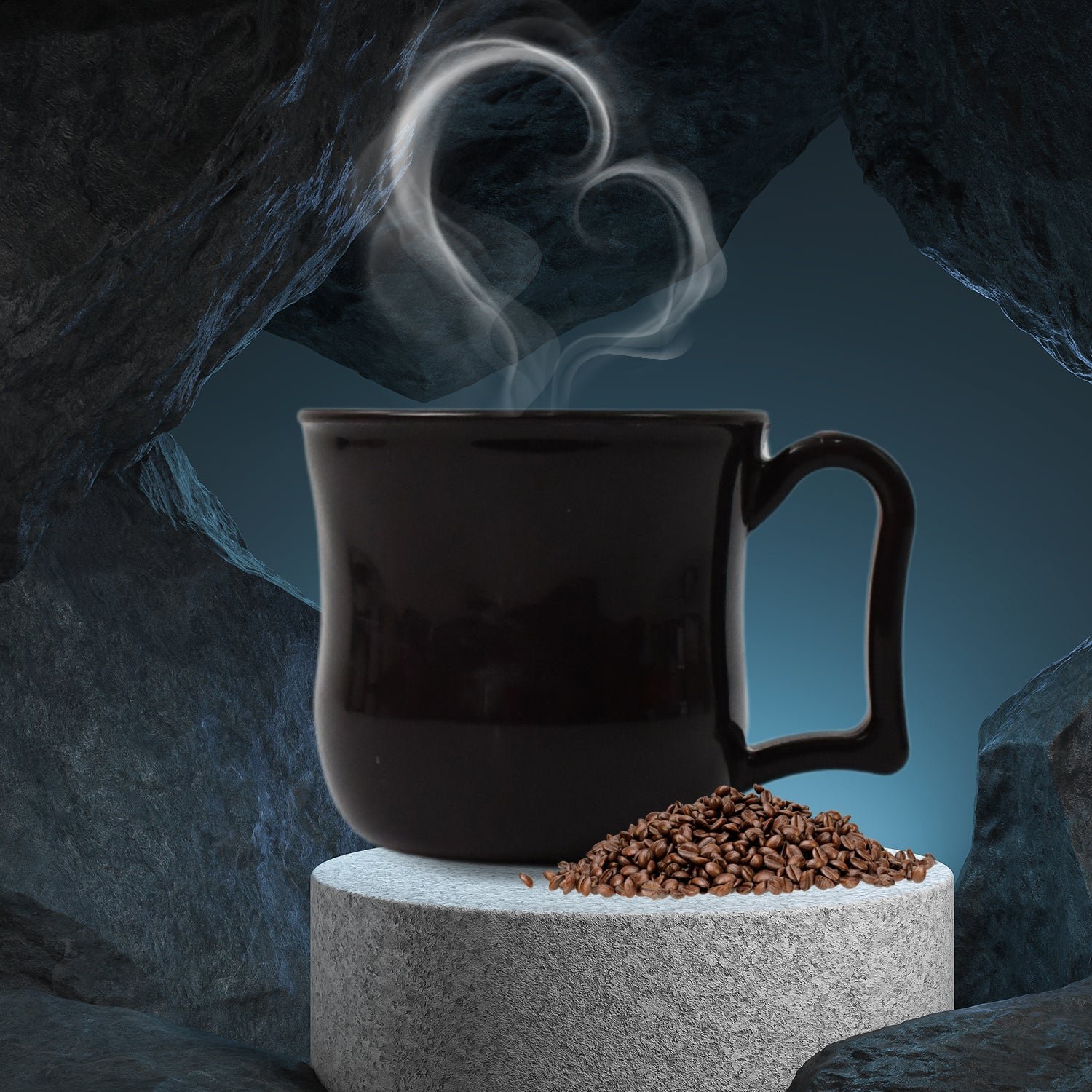 Premium Plastic Coffee / Tea Cups / Mug with Handle(1 Pc / Loose / Black) - Image 8