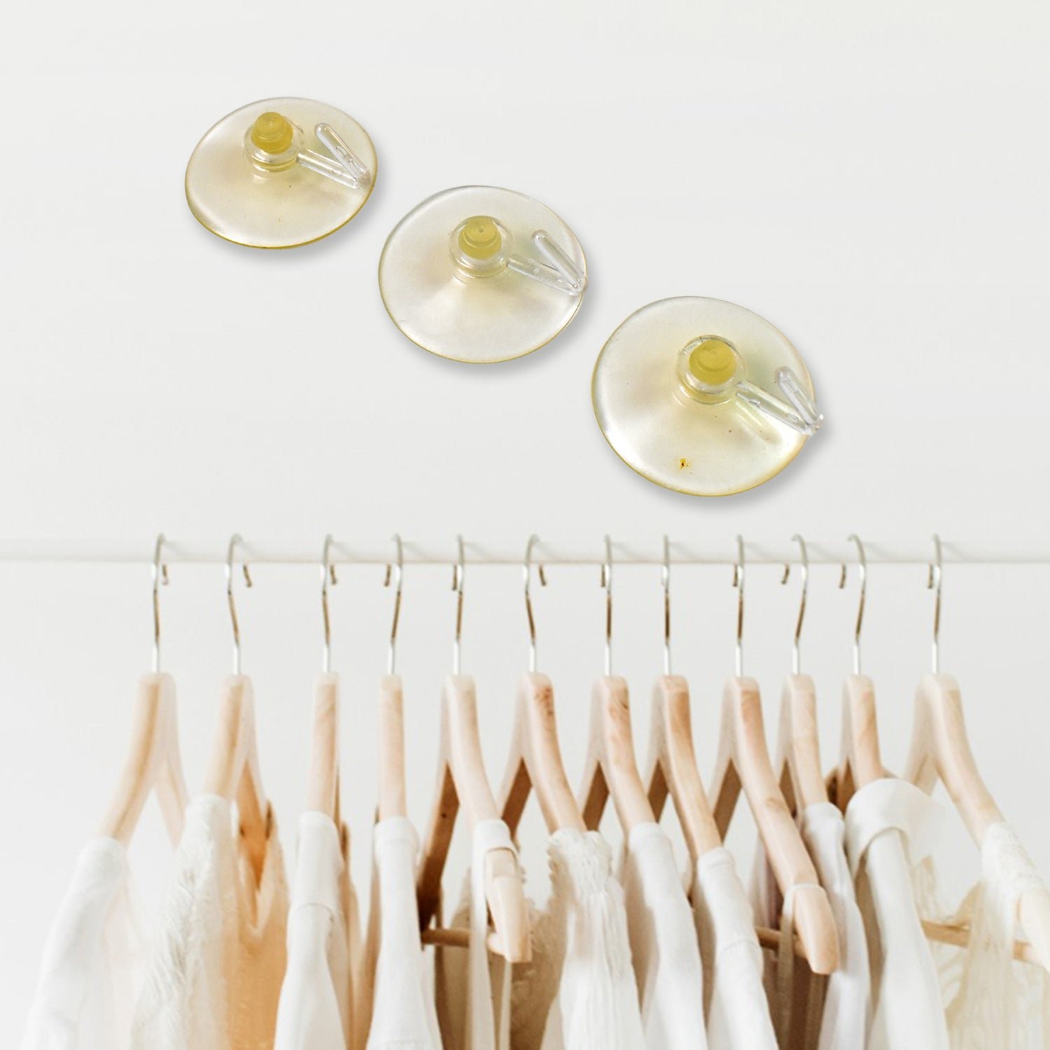 Transparent Rubber Vacuum Sucker, Suction Cup Hooks (18 Pcs Set) - Image 6