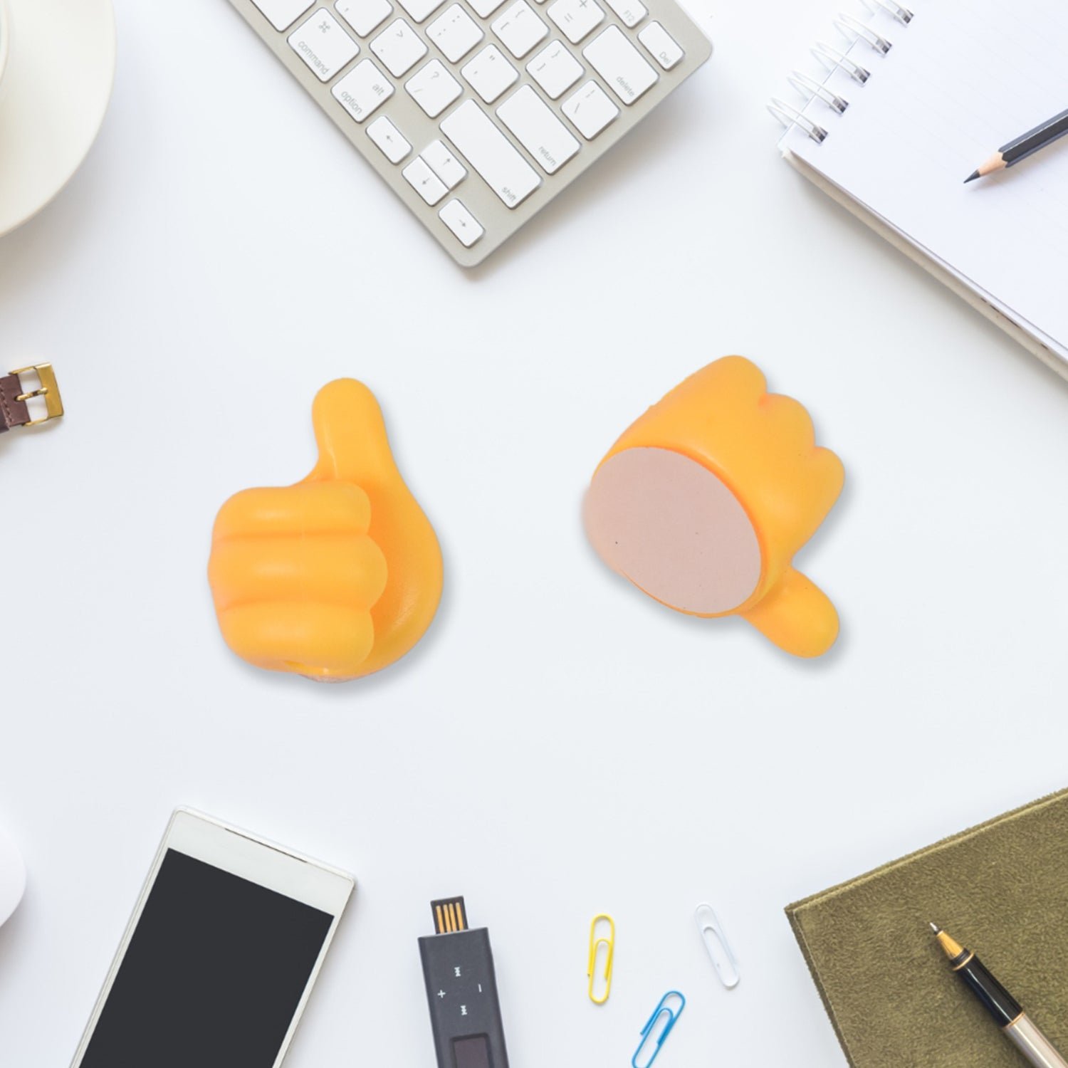 Self Adhesive Hooks for Cable Clips, Desktop Cable Organizer (6 Pcs Set / Mix Design) - Image 6