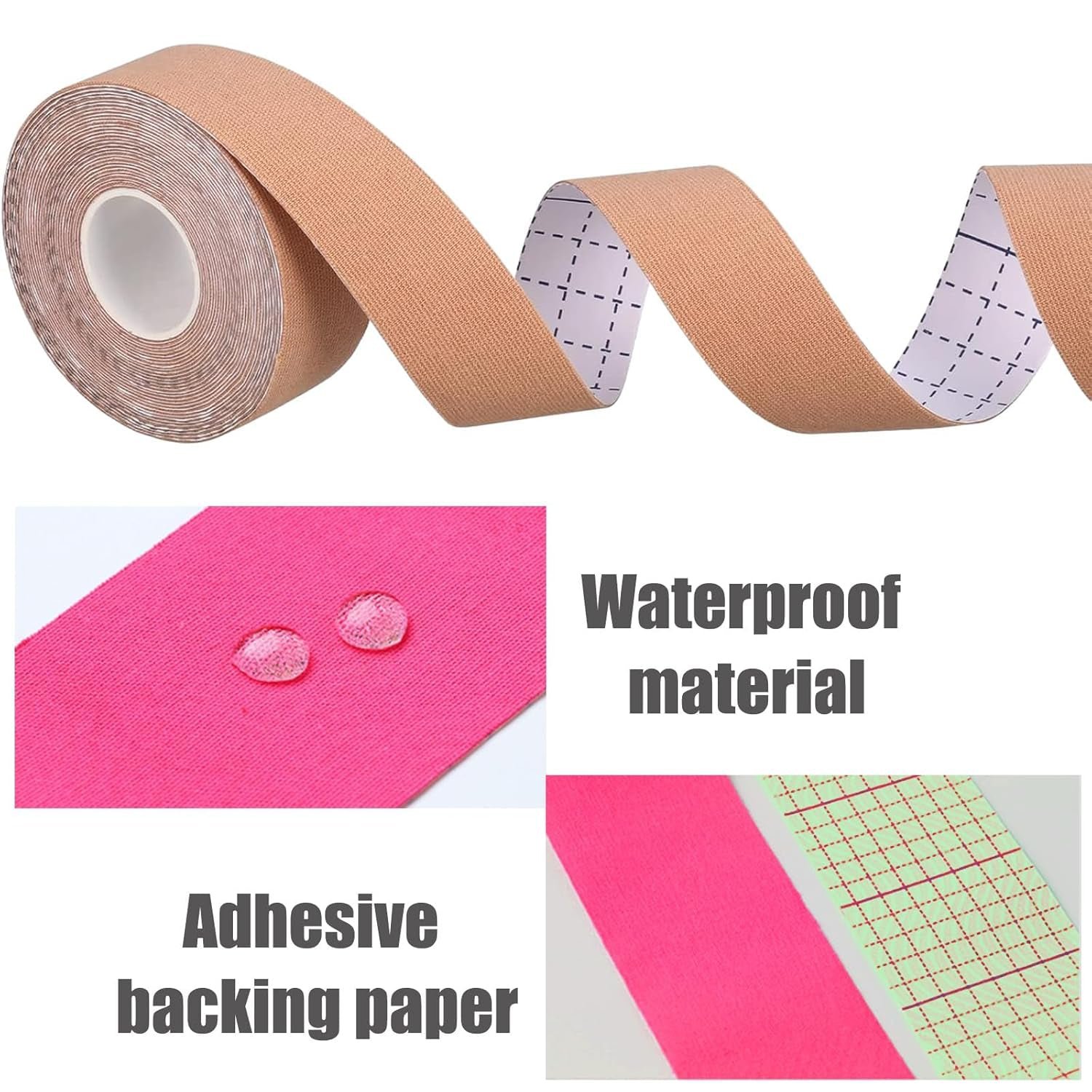 Face Lifting Tape, Myofascial Face Tightening Tape, 2.5 cm x 5 m Approx (1 Pc) - Image 8