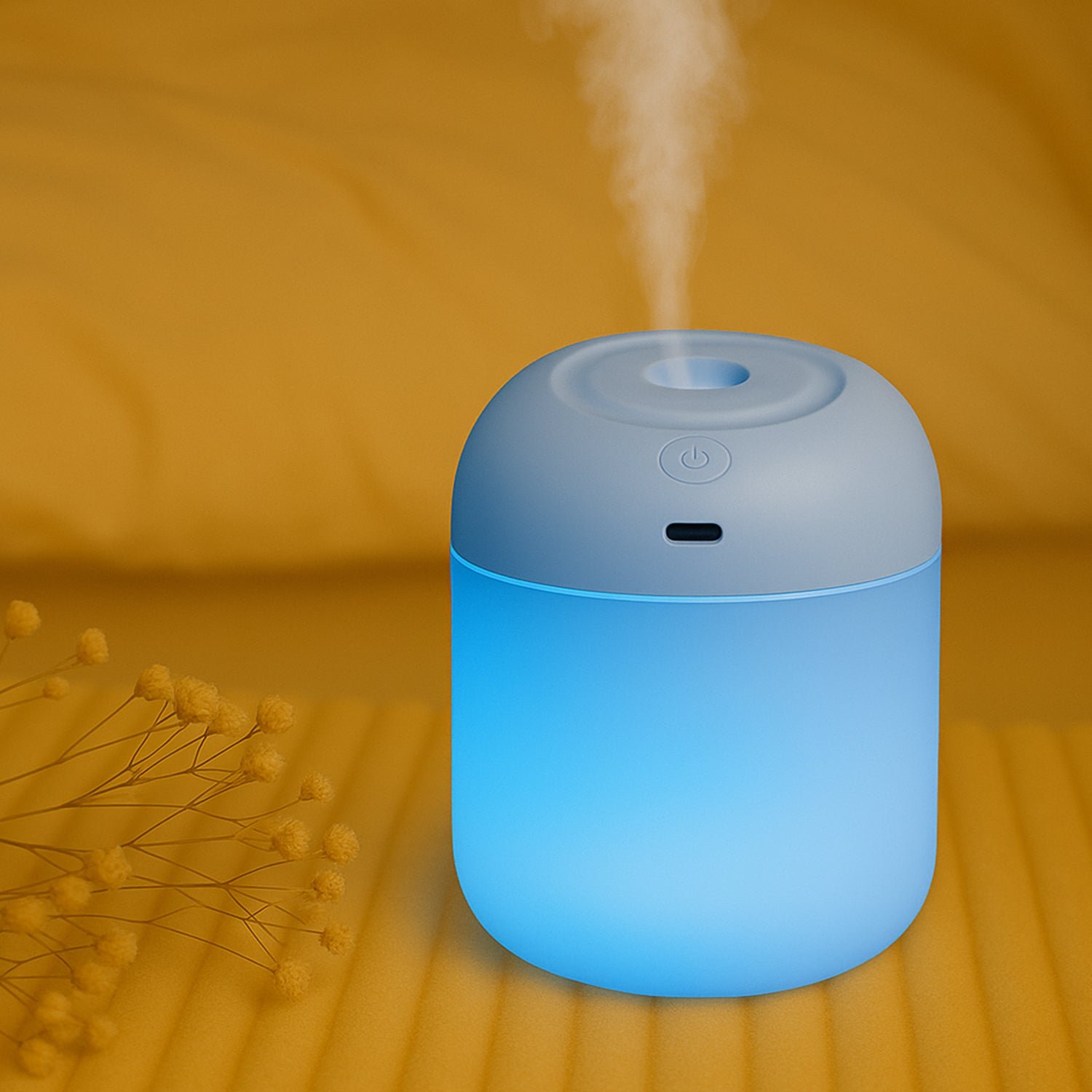 Portable Mini USB Humidifier with Light, Cool Mist & Essential Oil Diffuser (250ML / Mix Design) - Image 6
