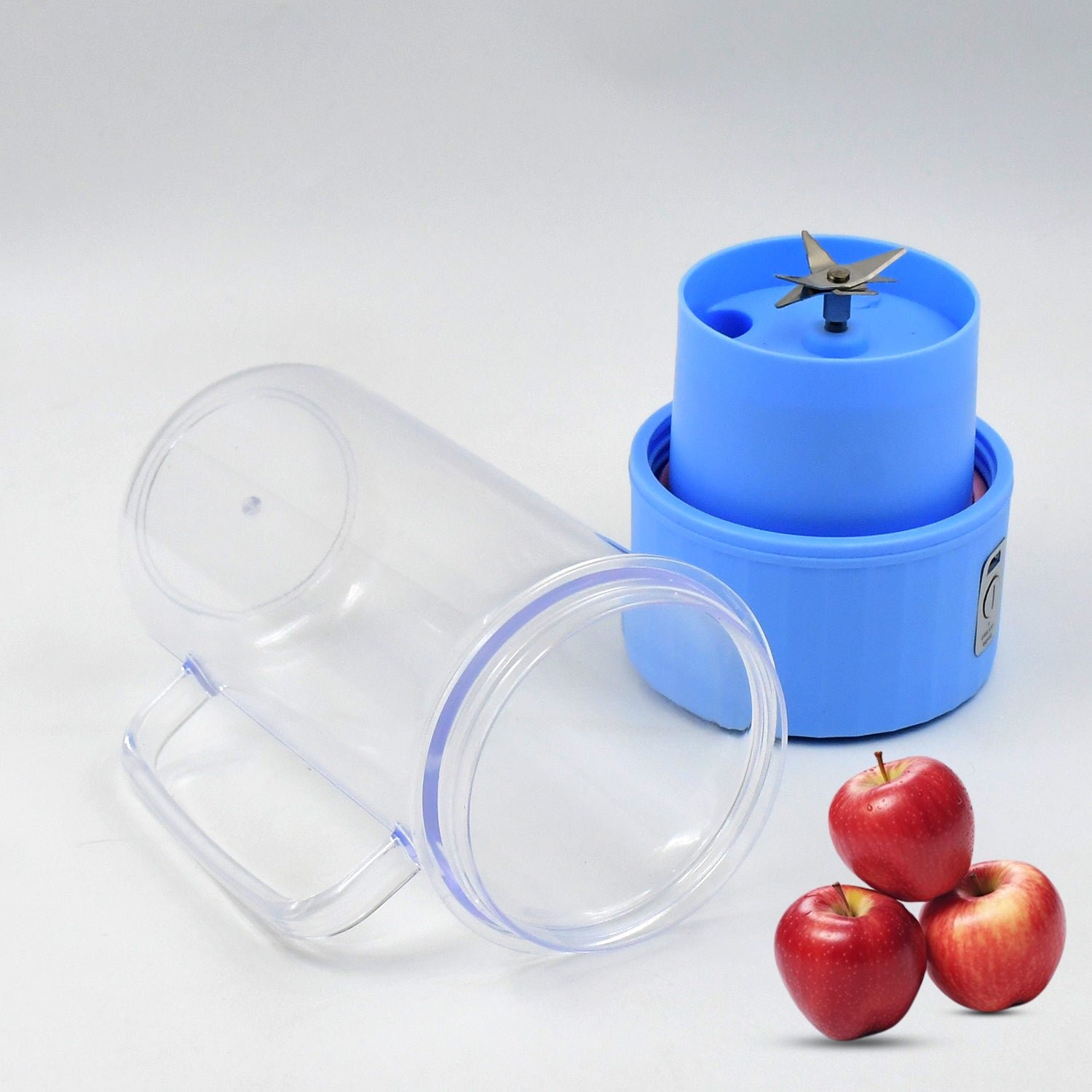 Portable Electric Juicer With Handle & Straw, USB Rechargeable 6 Stainless Steel Blades (500 ML) - Image 10