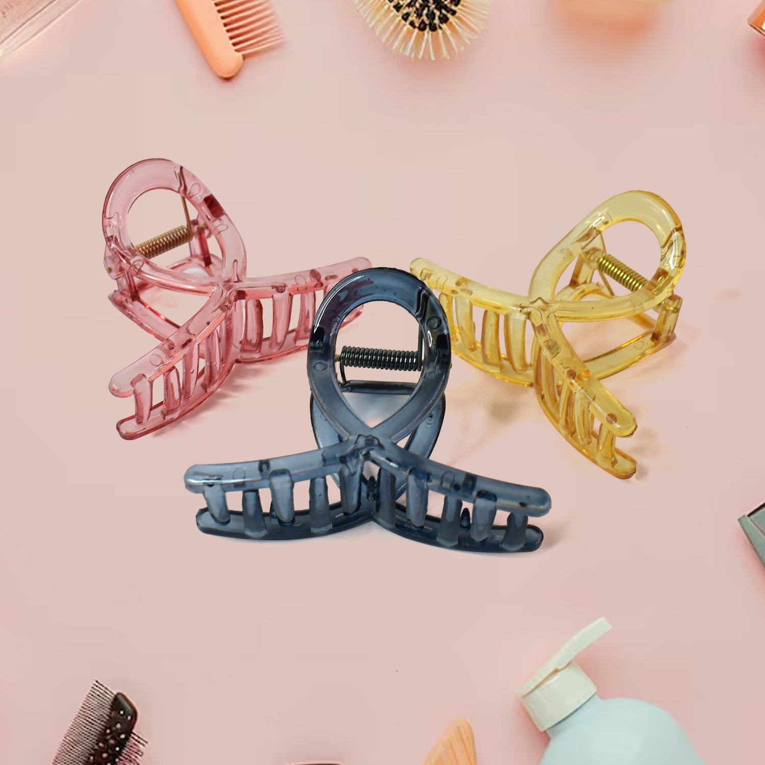 Plastic Hair Clamp Grip, Simple Matte Hair Barrette Clamp (1 Pc) - Image 8