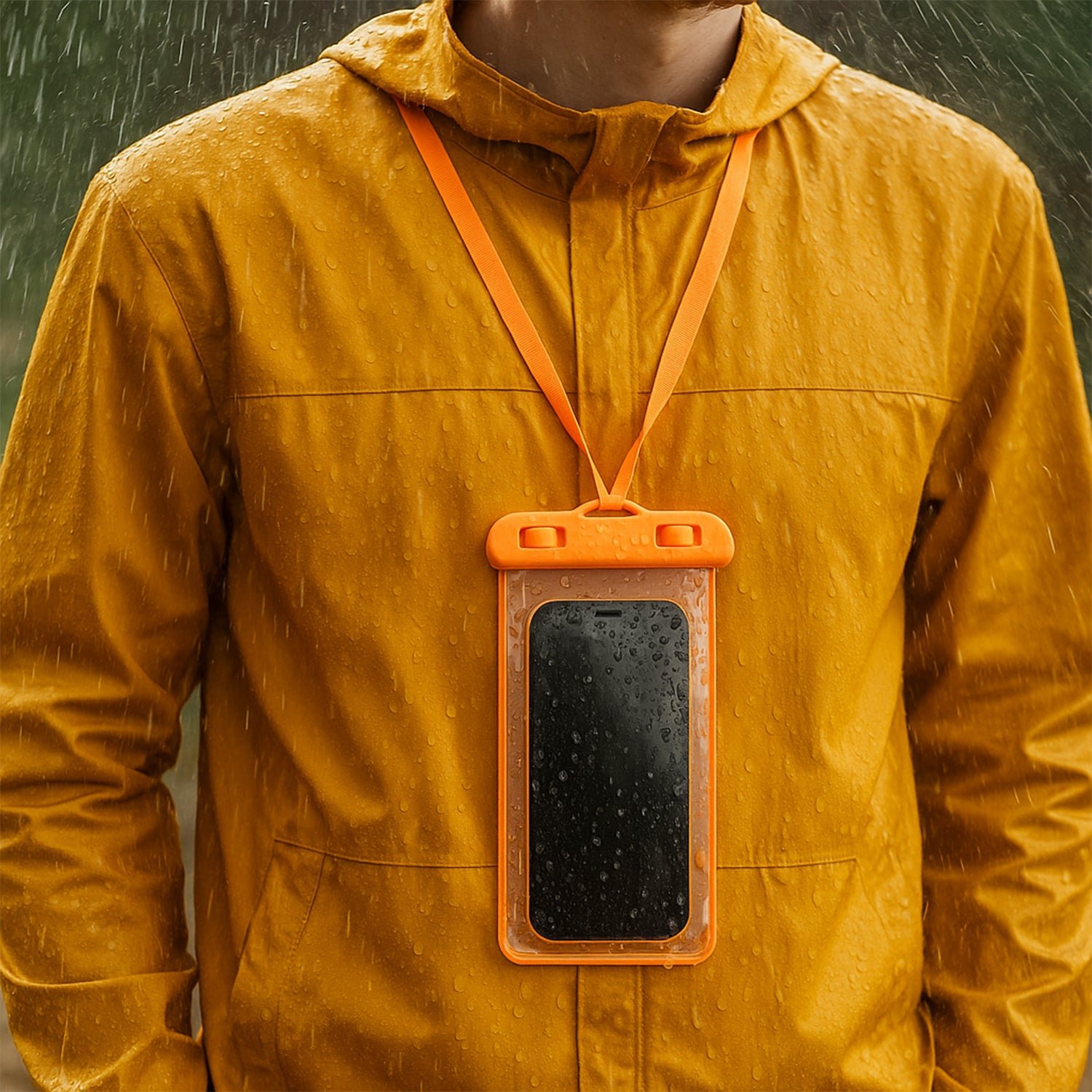 Mobile Waterproof Sealed Transparent Plastic Bag / Pouch Cover for All Mobile Phones - Image 7