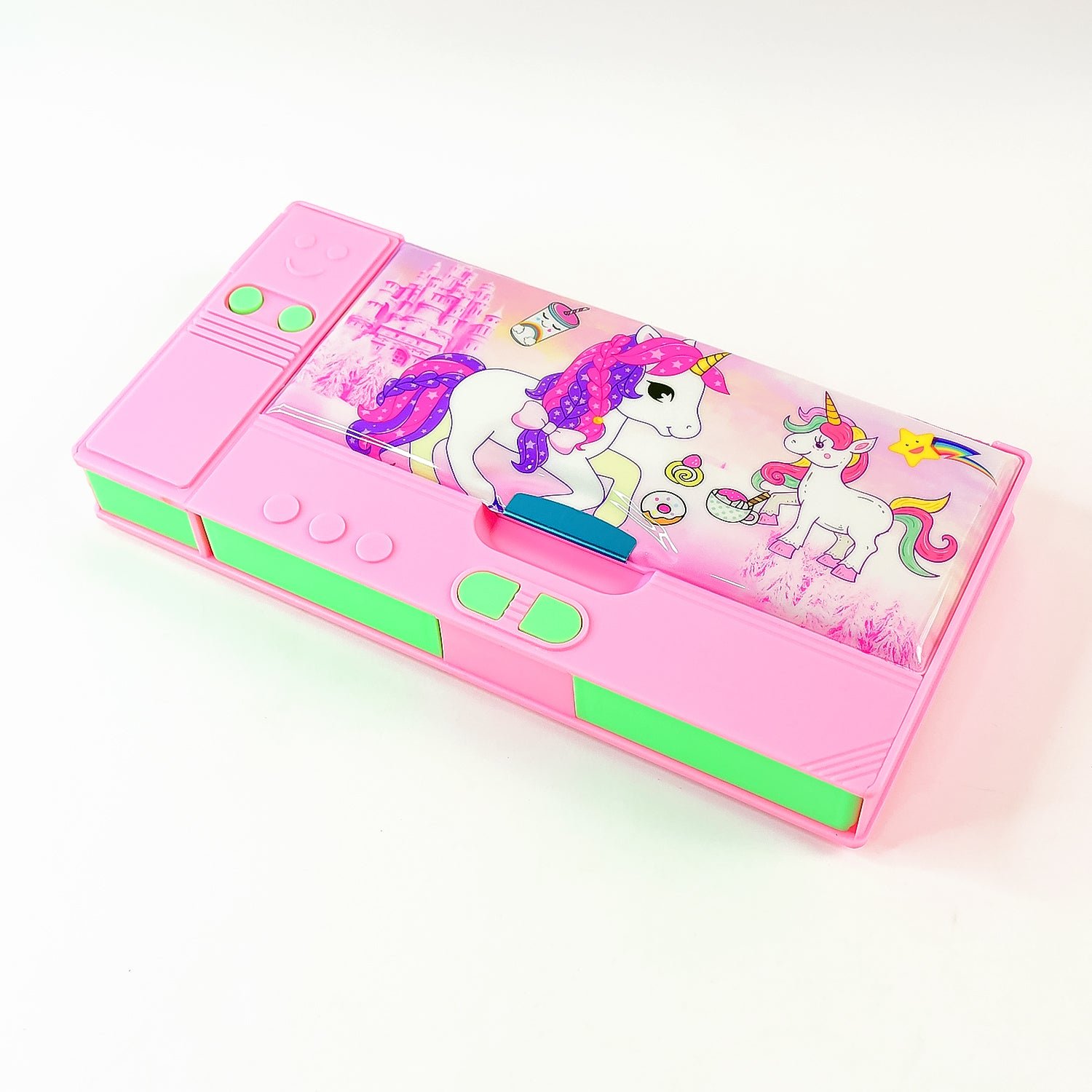 Multi Purpose Gadget Jumbo Pencil Box Compass Jumbo 2 Side Slot Geometry Box Compass Use School , Traveling & Studio - Image 5